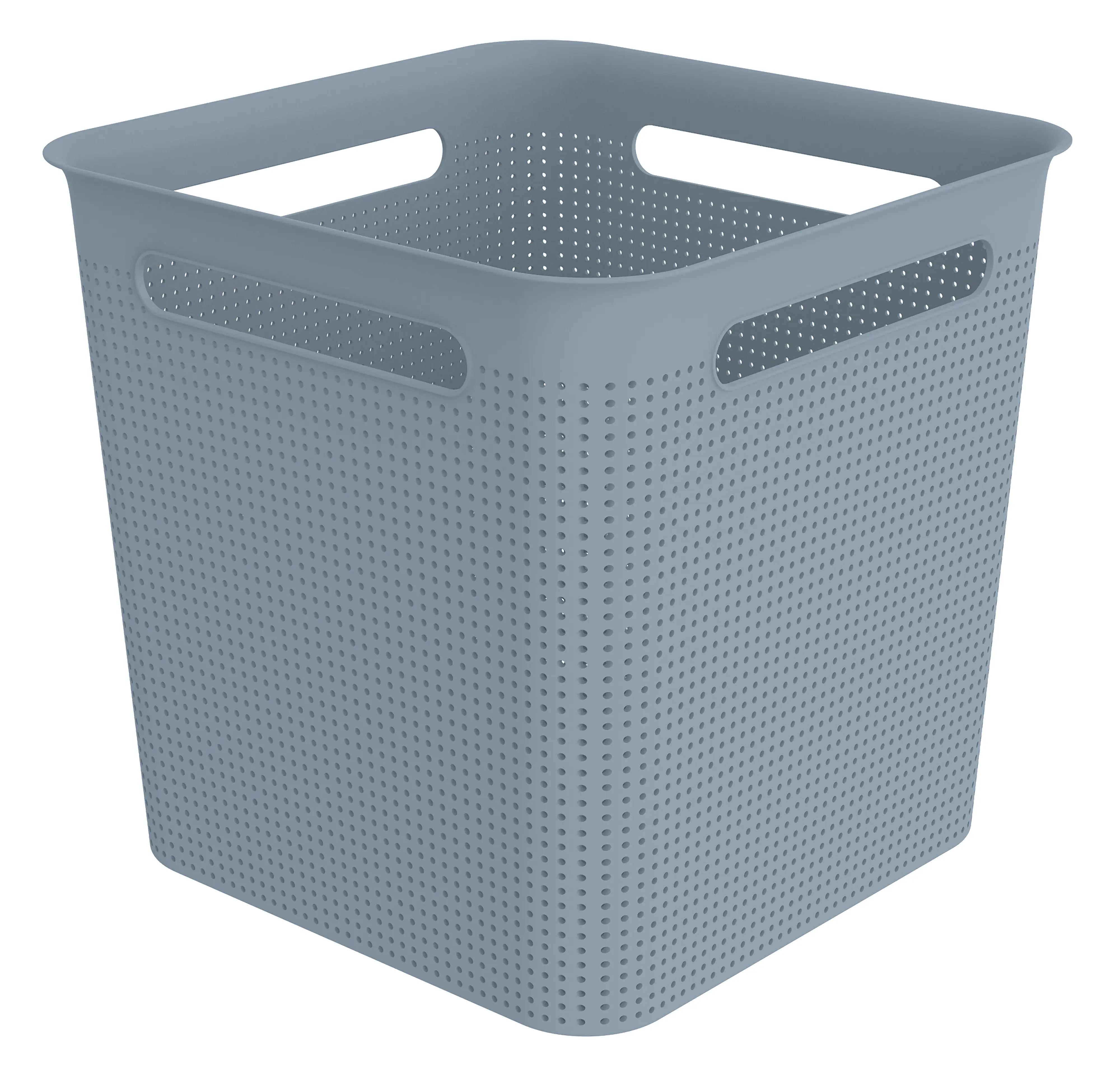 Rotho Aufbewahrungsbox Brisen 29 x 29 cm 18 L misty blau