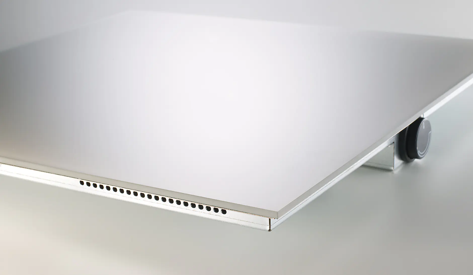 Bella Jolly Infrarot Glas-Heizkörper 60 cm x 120 cm, 1200 Watt weiß 