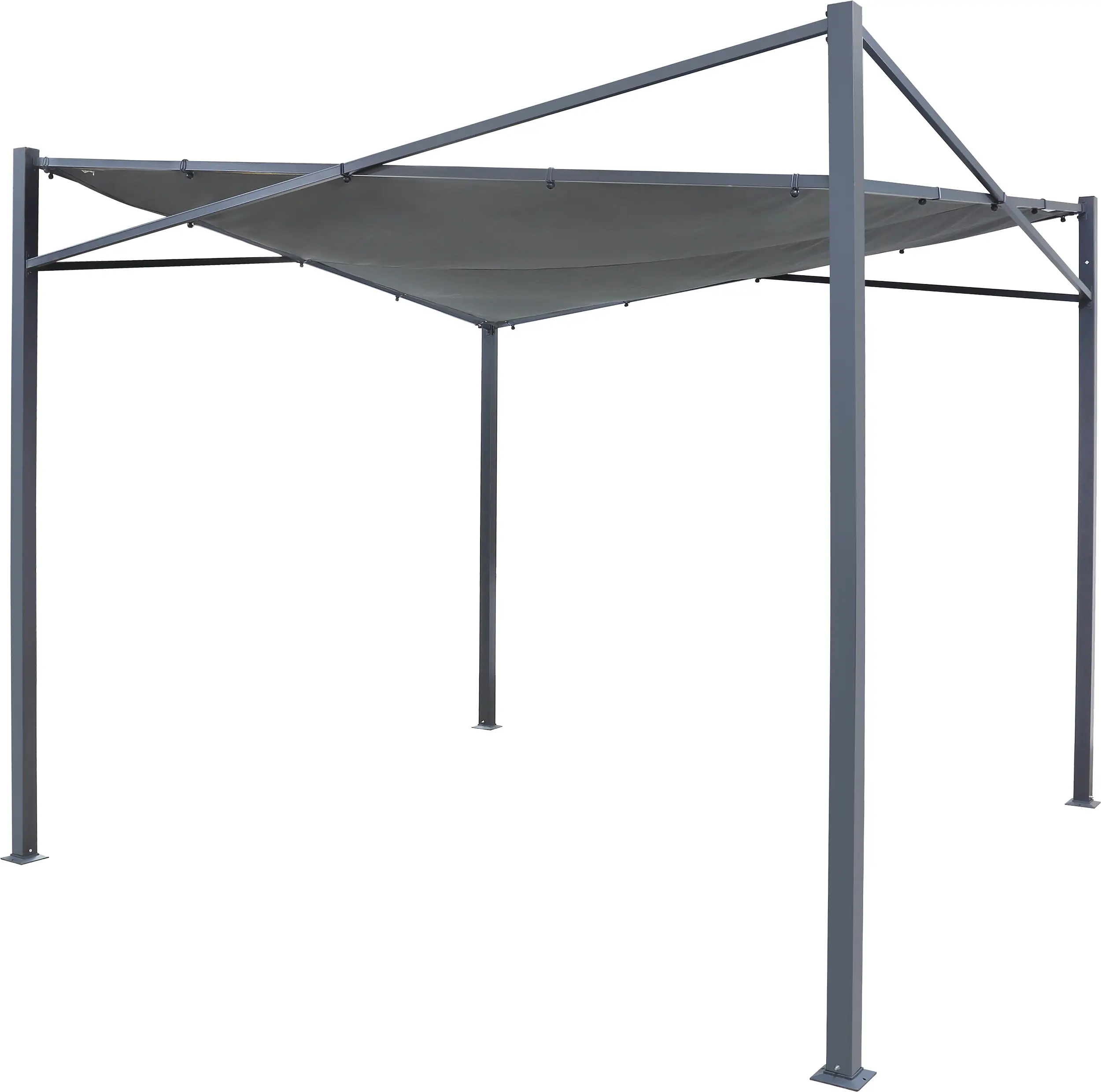 Tepro Sonnensegel mit Gestell Austin rechteckig 2,8 x 2,8 m anthrazit Tepro Sonnensegel mit Gestell Austin rechteckig 2,8 x 2,8 m anthrazit