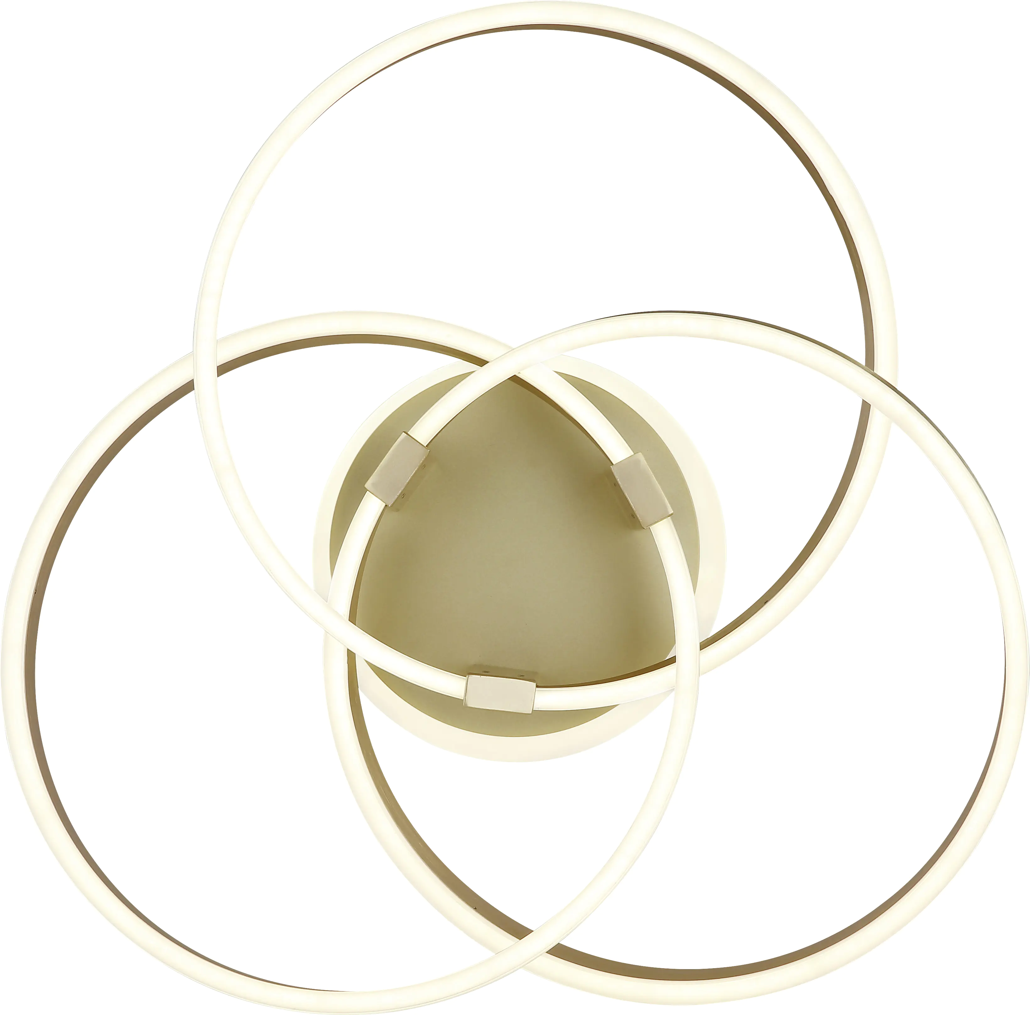 Globo LED-Deckenleuchte HERWIG goldfarben