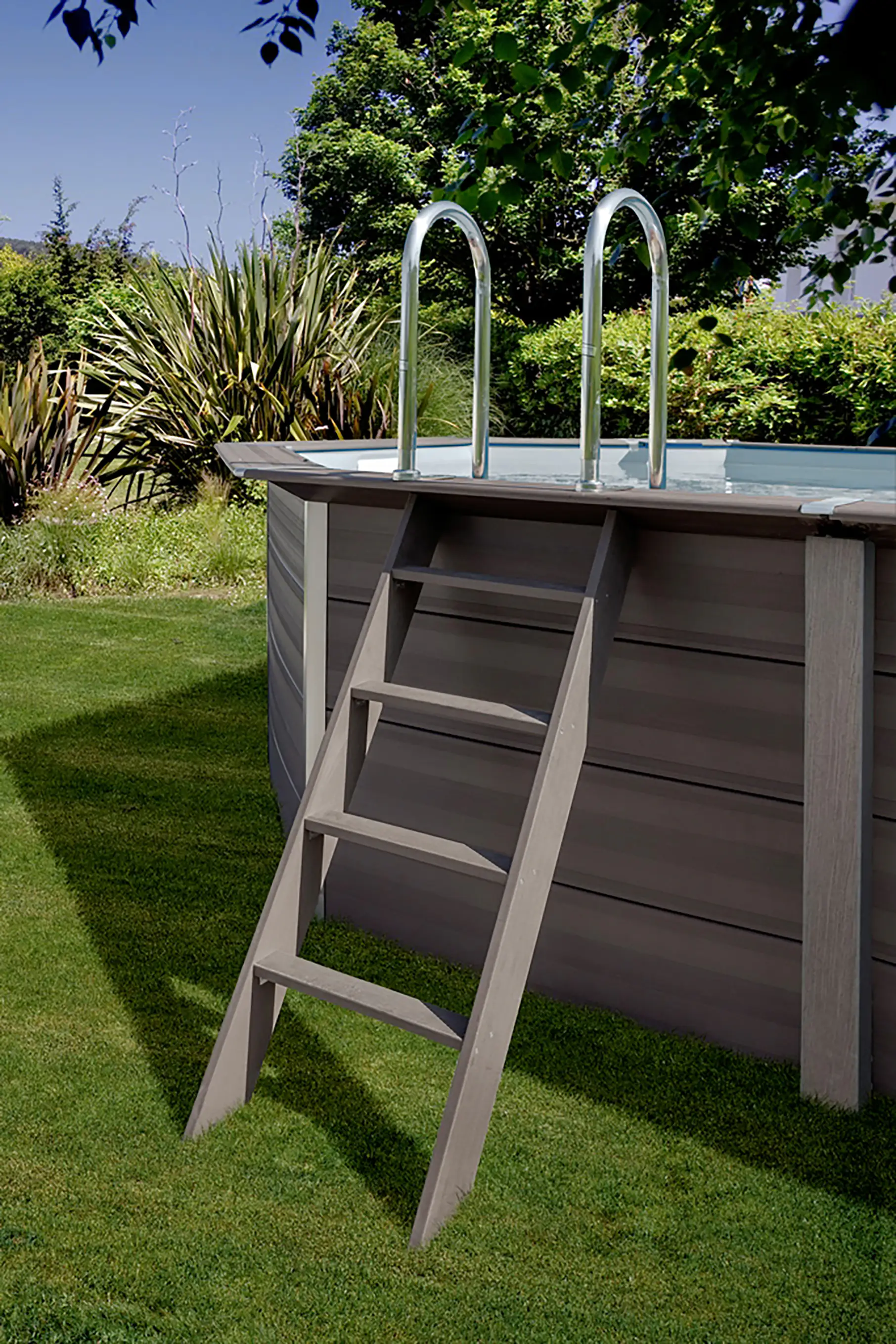 Gre Compositepool Avantgarde rechteckig 606 x 326 x 124 cm grau Gre Compositepool Avantgarde rechteckig 606 x 326 x 124 cm grau
