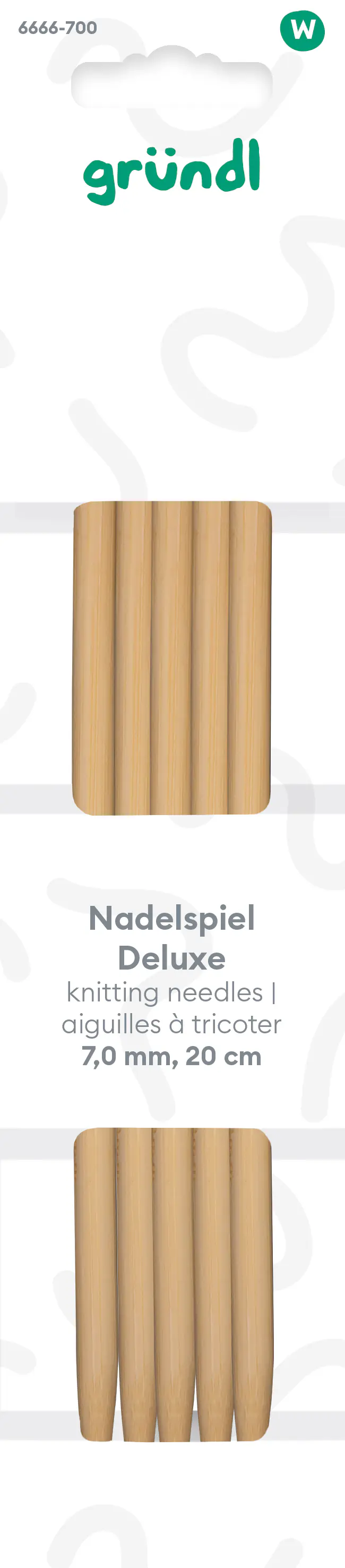 Gründl Nadelspiel Deluxe 7 mm 20 cm