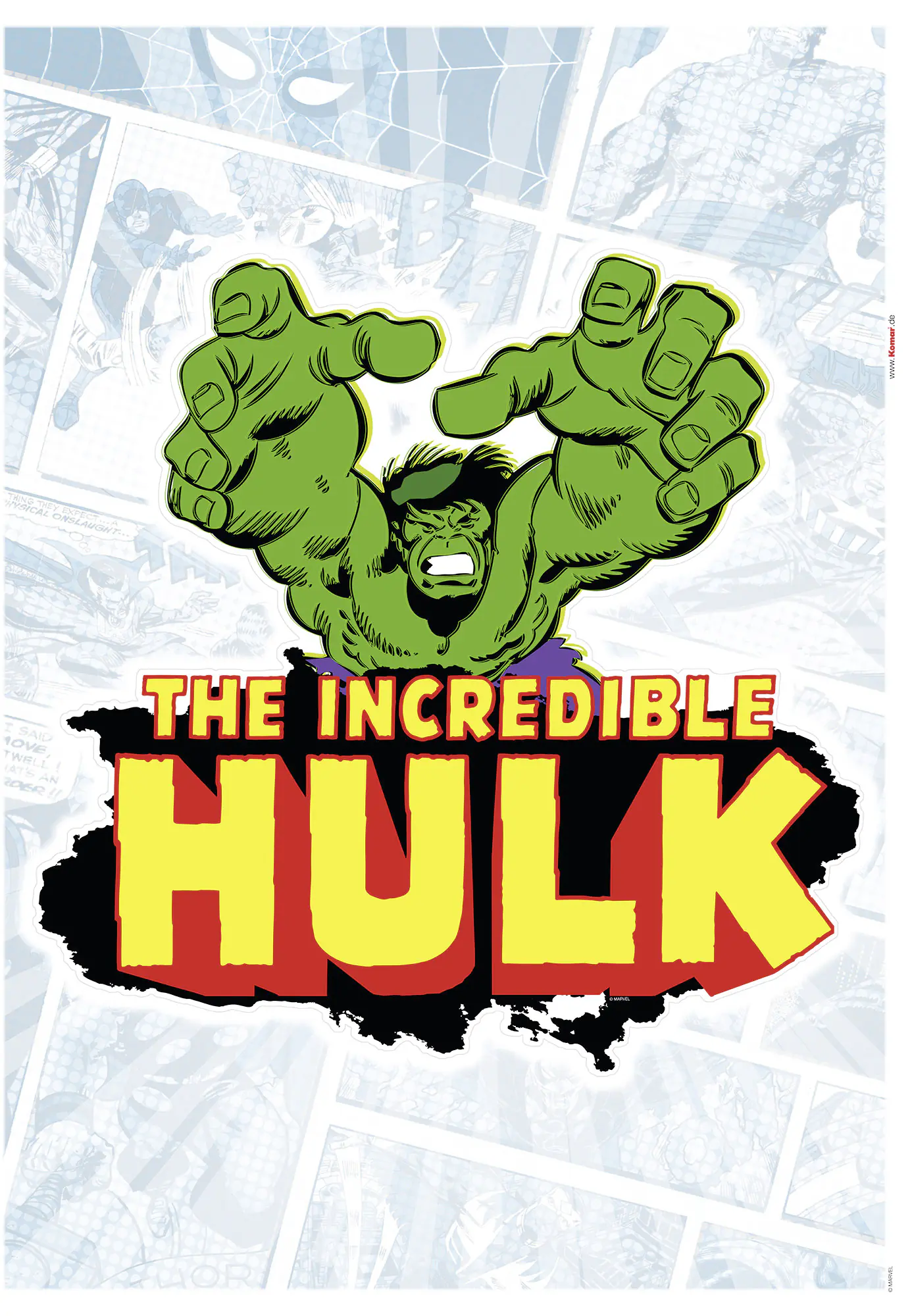 Komar Dekosticker Hulk Comic Classic 50 x 70 cm  
