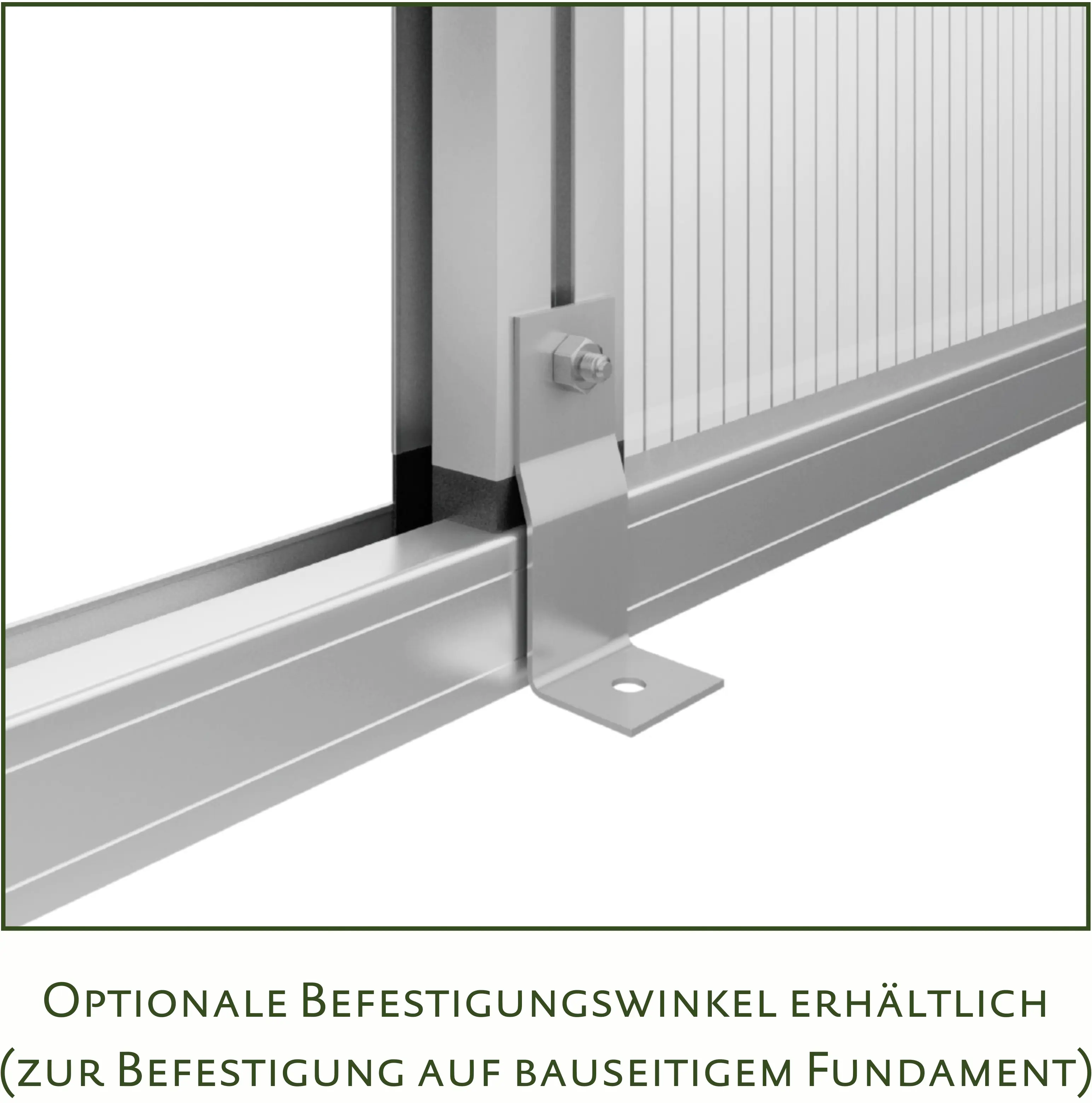 KGT Gewächshaus Rhodo III 2,27 x 2,27 m, pressblank