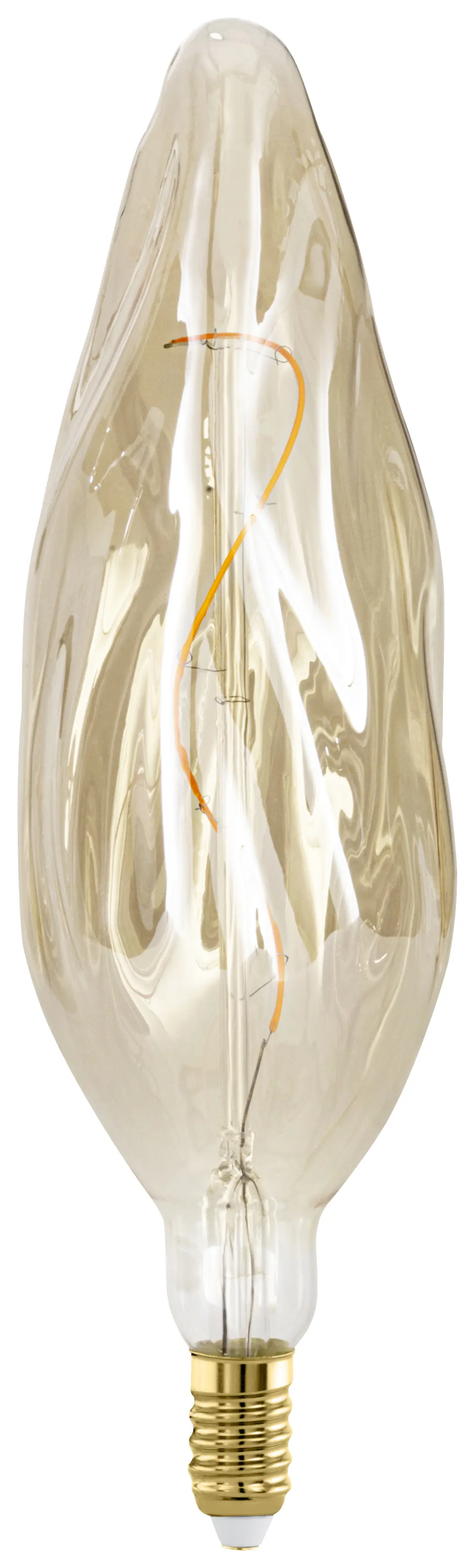 Eglo LED Leuchtmittel Kerze E27 4 W warmweiß dimmbar amber