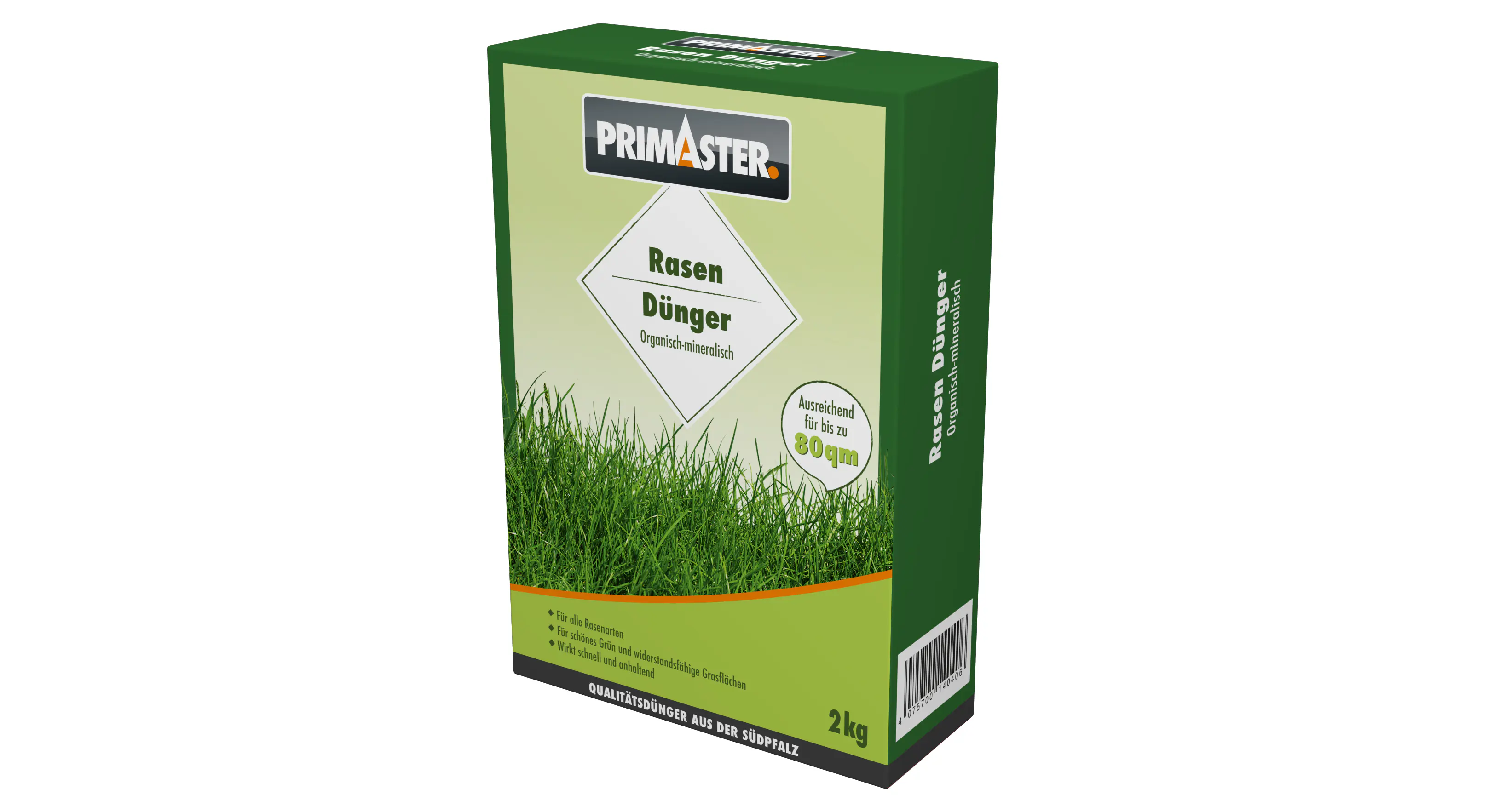Primaster Rasendünger 2 kg für 80 m²