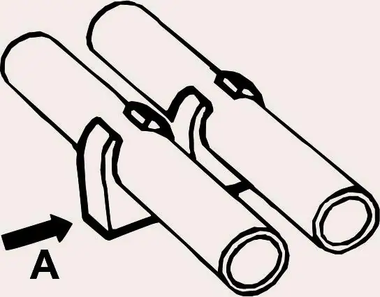 Cornat Rohr-Clip doppelt für 12 mm Ø - Rohre