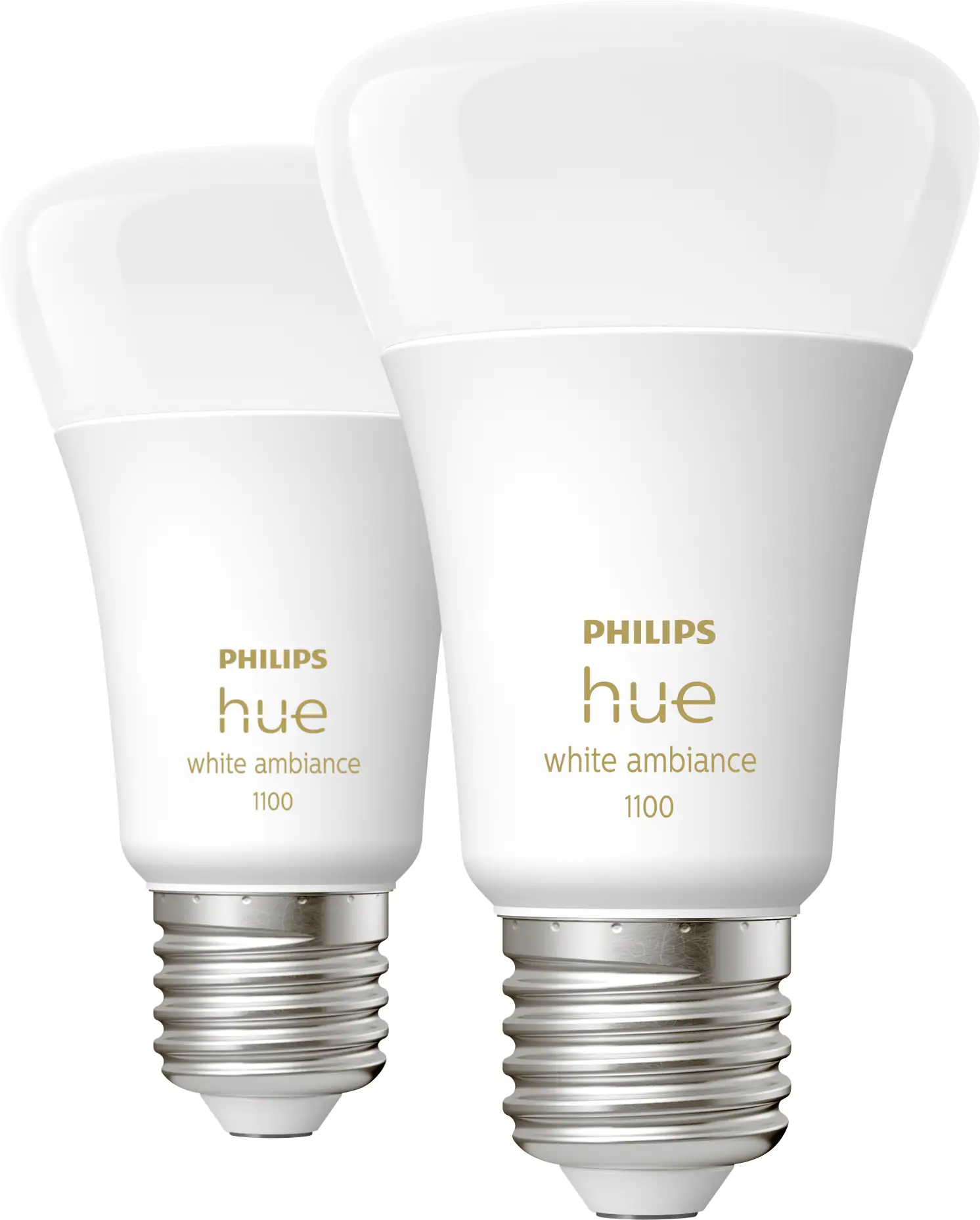 Philips Hue 2er-Set LED Leuchtmittel-Set White Ambiance E27 8 W