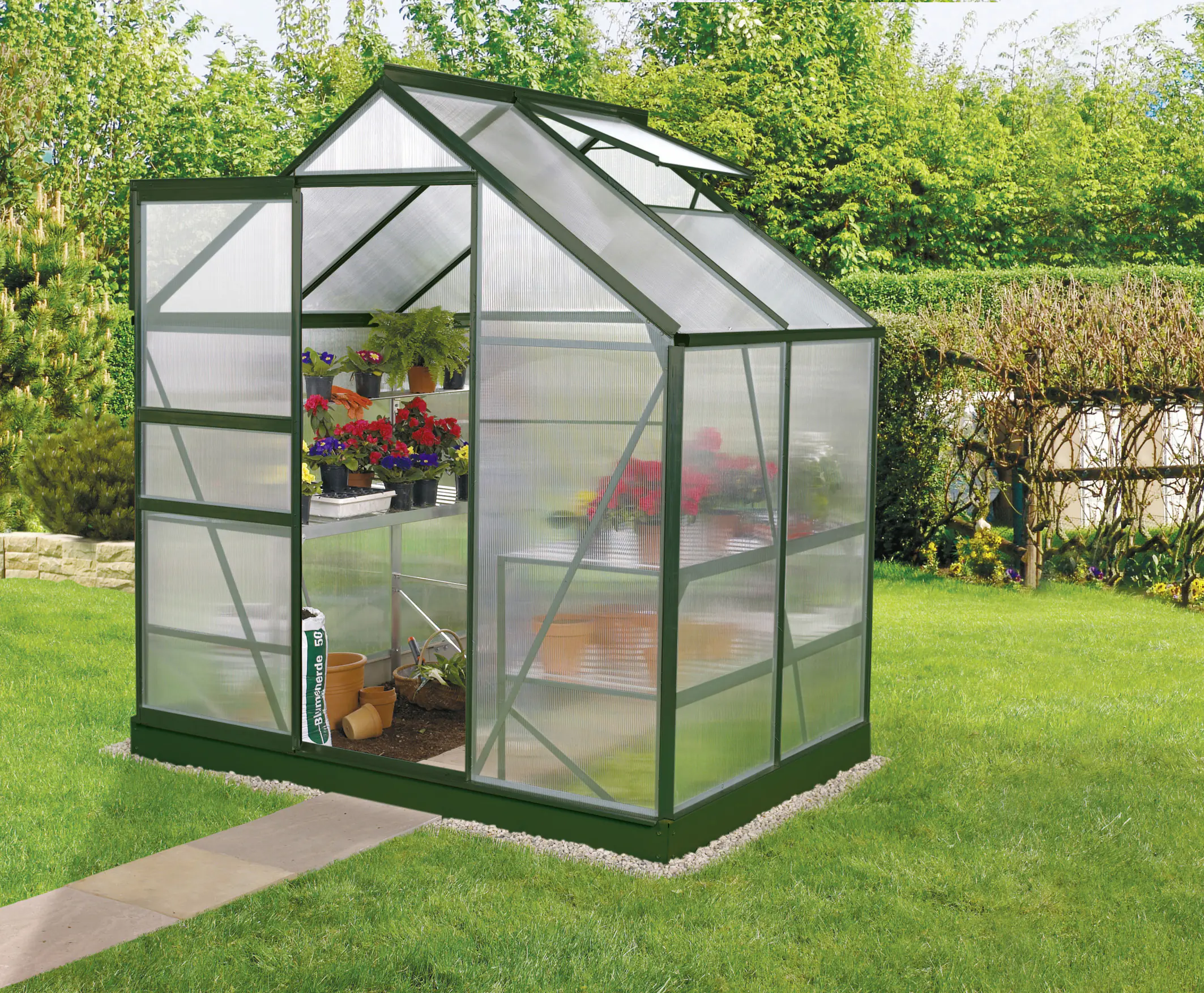 Vitavia Gewächshaus Calypso 3000 192 x 154 cm 6 mm HPK