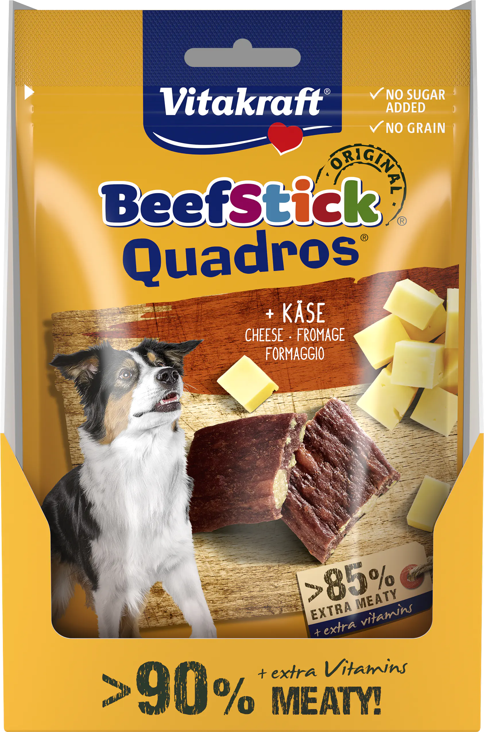 Vitakraft Beef Stick® Quadros® Käse 70 g Vitakraft Beef Stick® Quadros® Käse 70 g