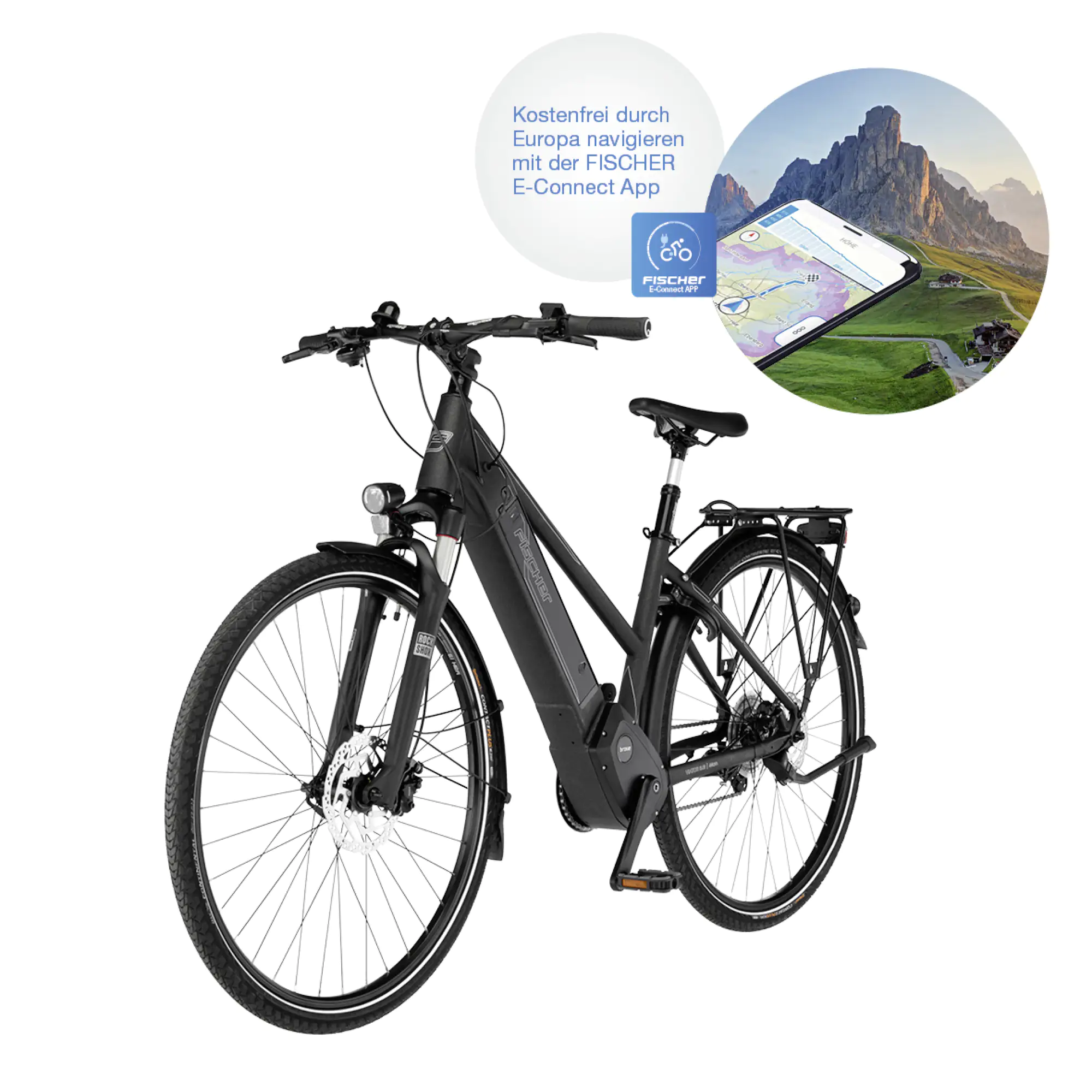 Fischer E-Bike Trekking Viator 6.0i Damen 28 Zoll 10-Gang 504 Wh schiefergrau matt 62480 Fischer E-Bike Trekking Viator 6.0i Damen 28 Zoll 10-Gang 504 Wh schiefergrau matt 62480