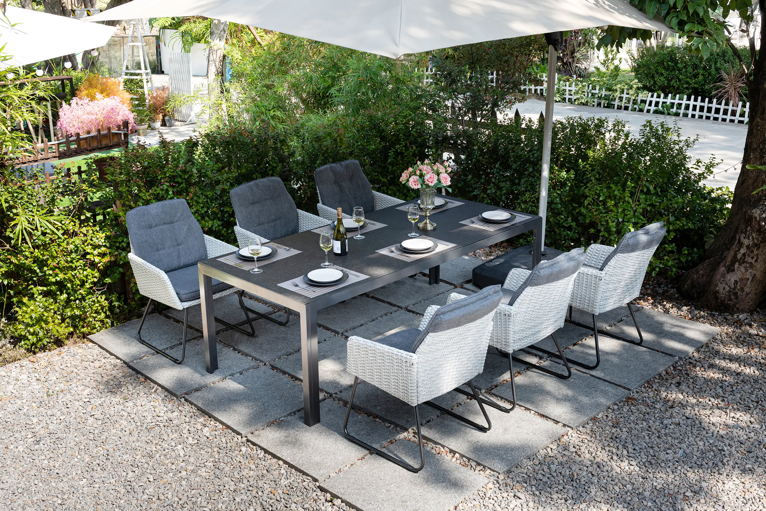 Primaster Garten-Essgruppe Belano 6 Personen Primaster Garten-Essgruppe Belano 6 Personen