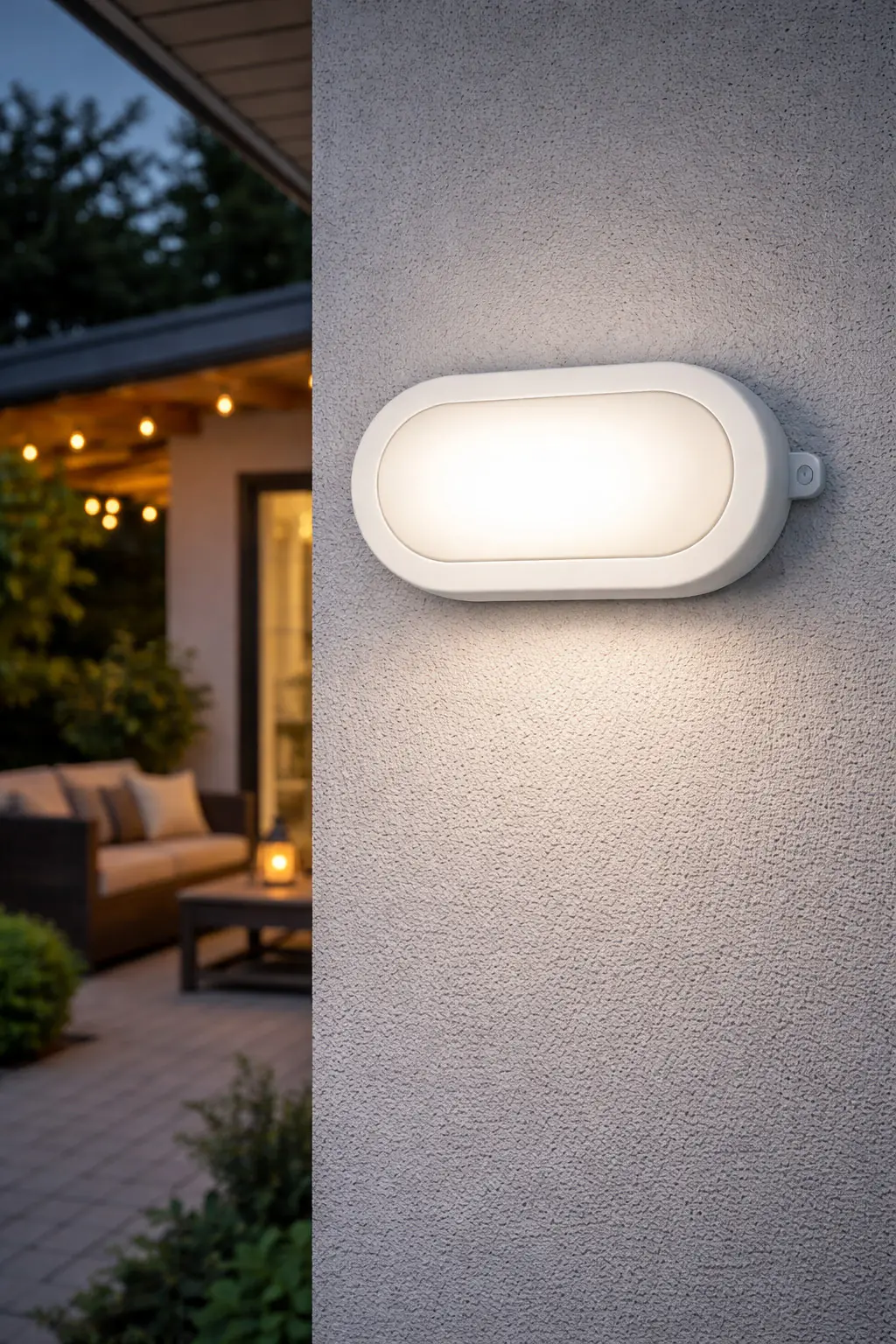 TrendLine LED-Ovalleuchte weiß 17 x 12 x 7 cm neutralweiß