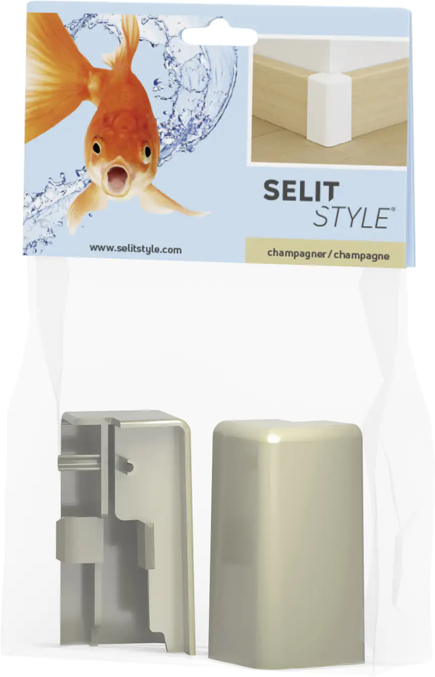 SELITSTYLE Außenecke champagner Höhe 50 mm