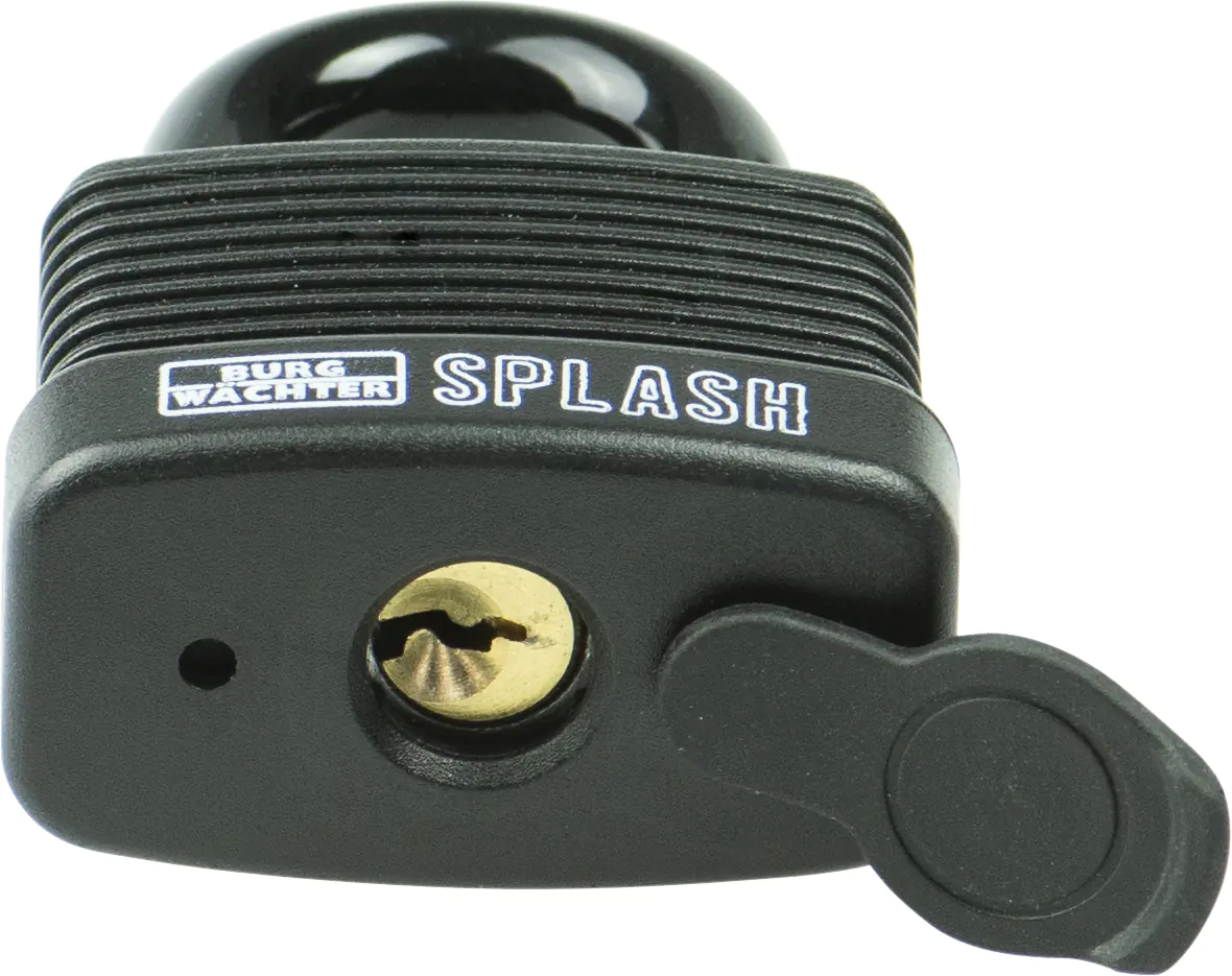 Burg Wächter Vorhangschloss Splash 470 45 black