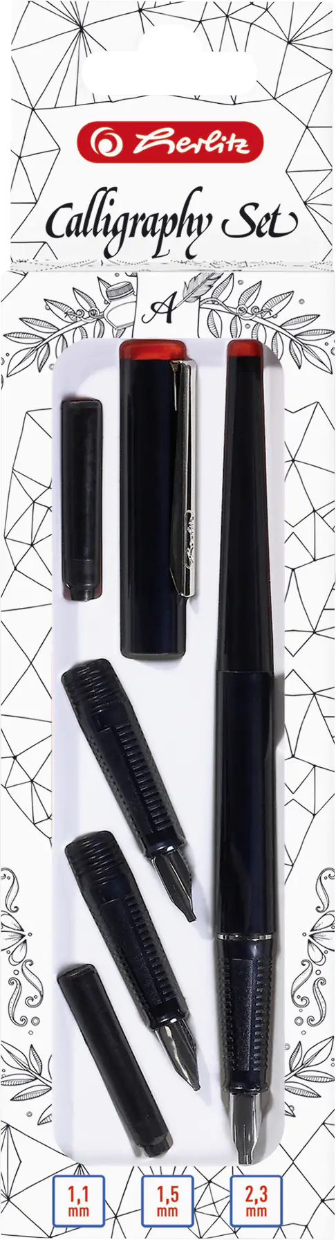 4008118623001 herlitz Kalligrahie Set 5 teilig
