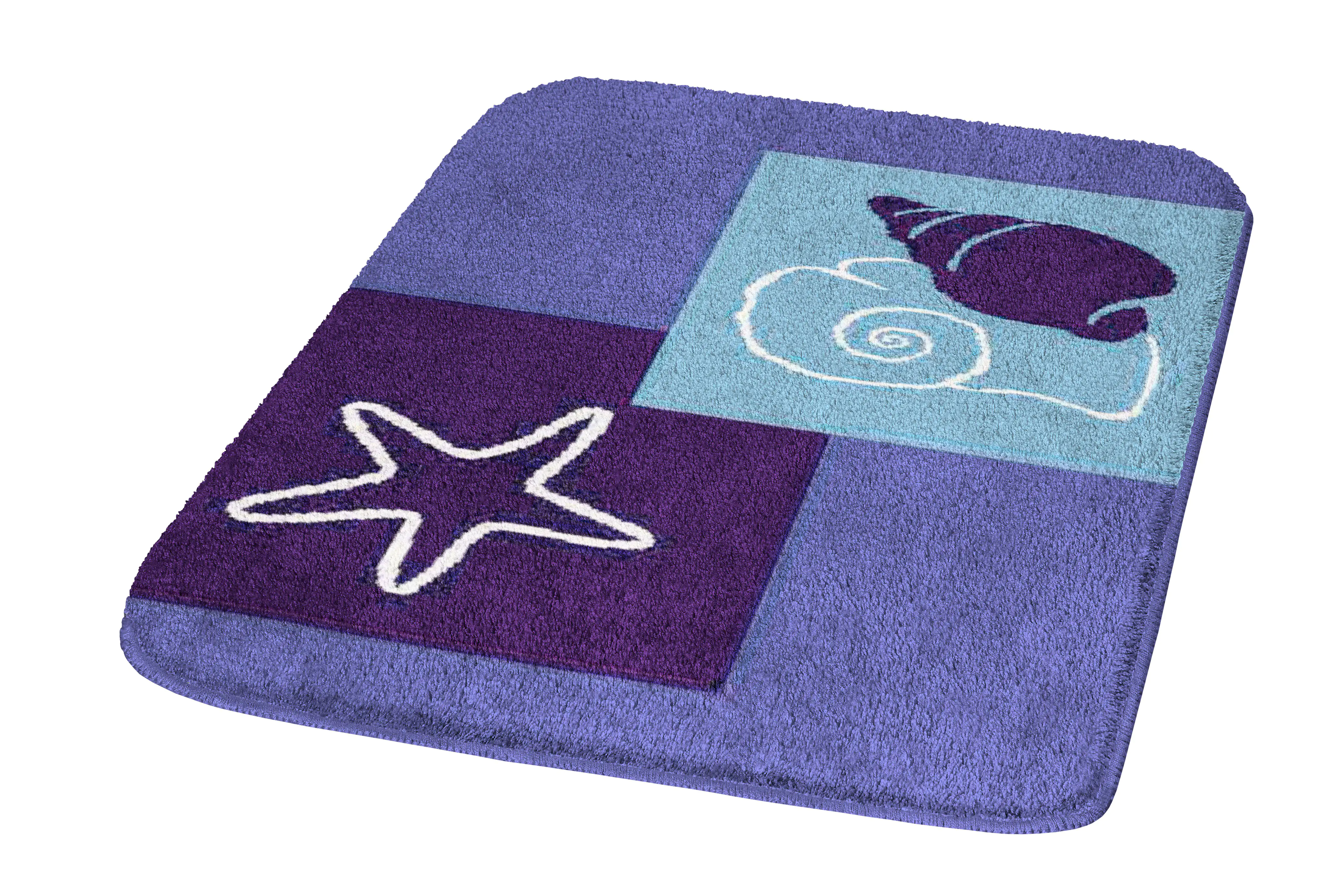 Kleine Wolke Badteppich Seaworld marineblau, 60 x 100 cm