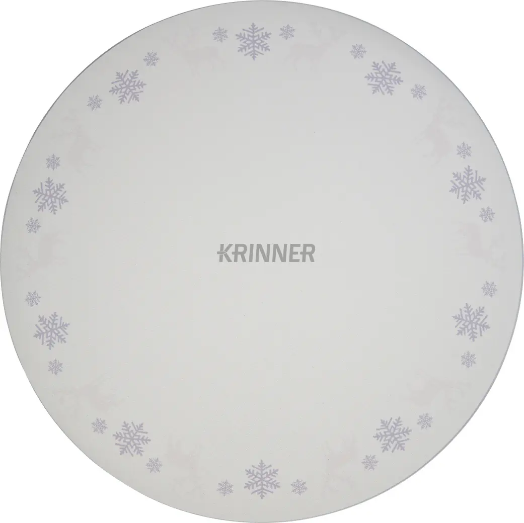 Krinner Weihnachtsbaumunterlage Ø 60 cm weiß