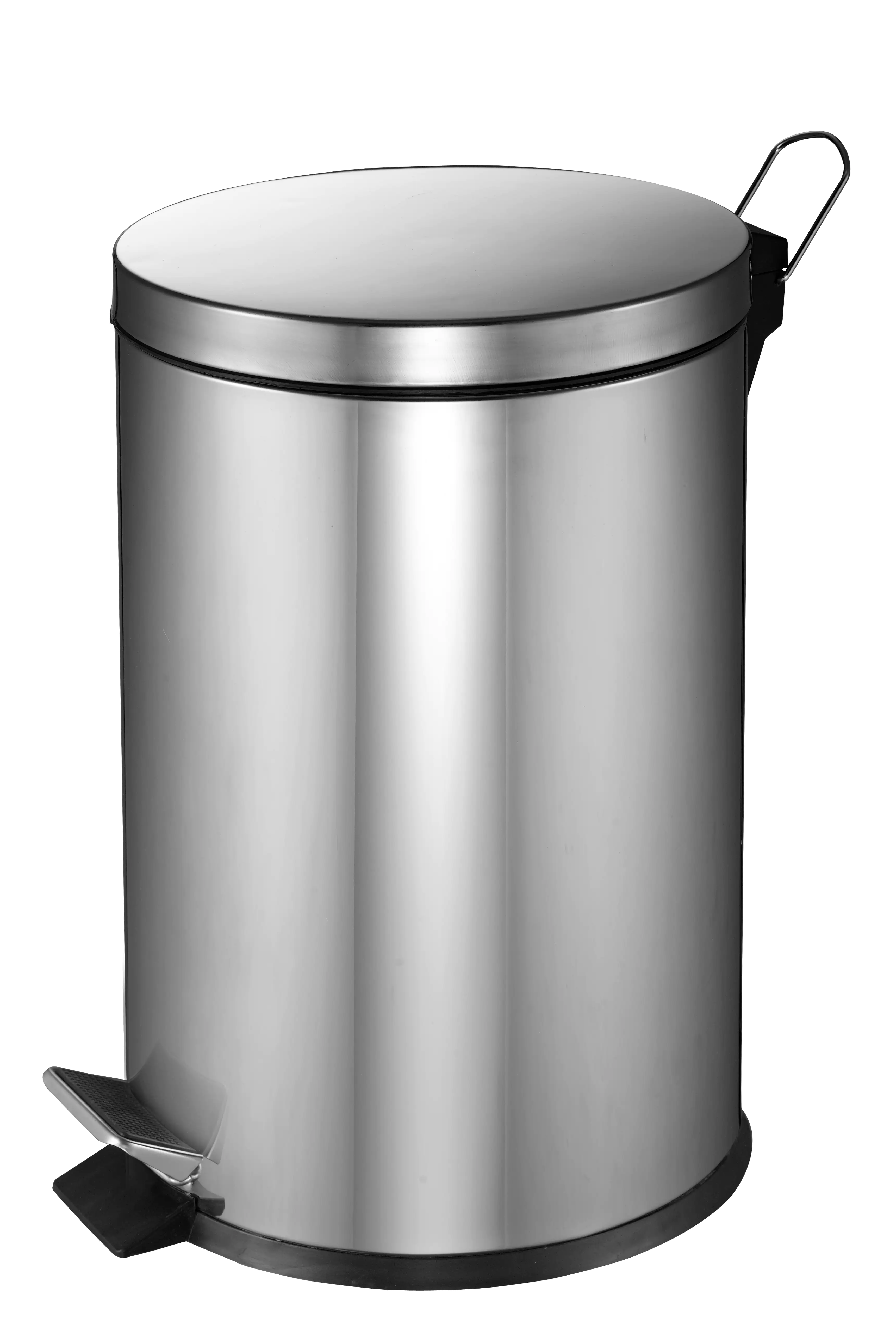 TrendLine Tretabfalleimer 12 L Edelstahl