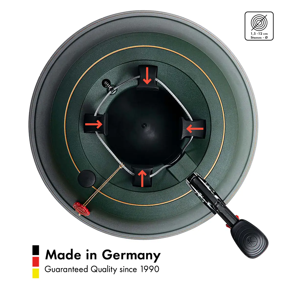 Krinner Christbaumständer Ultra Grip XL Stamm Ø: bis 12 cm