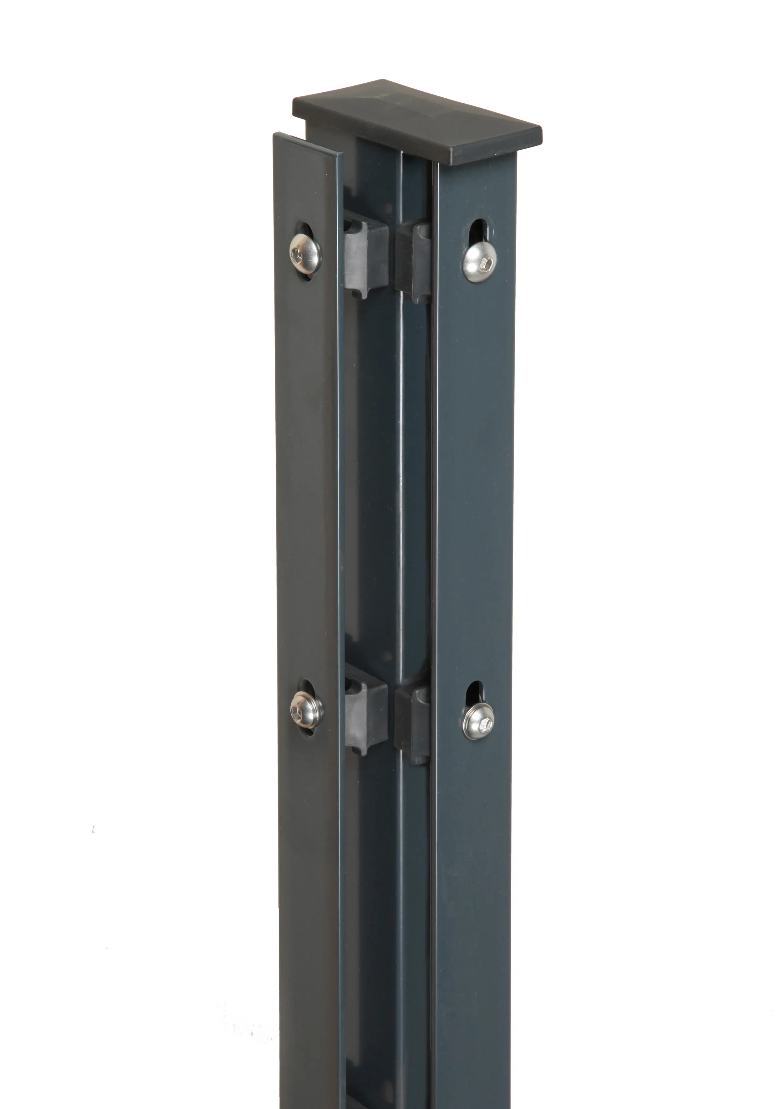 Floraworld Zauneckpfosten Premium 180 x 6 x 4 cm anthrazit