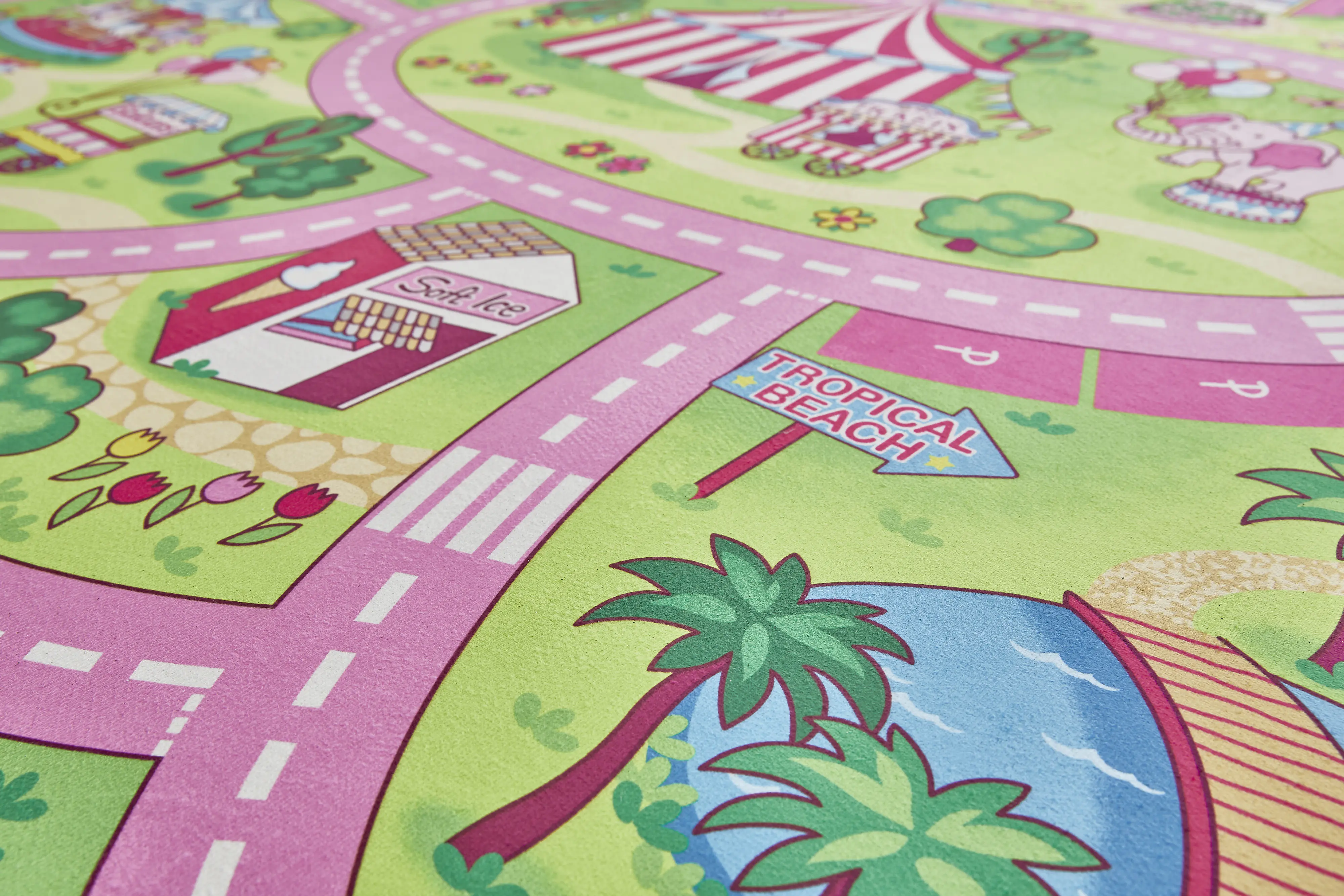 Andiamo Kinderteppich Straßenteppich Wonderland 100 x 150 cm