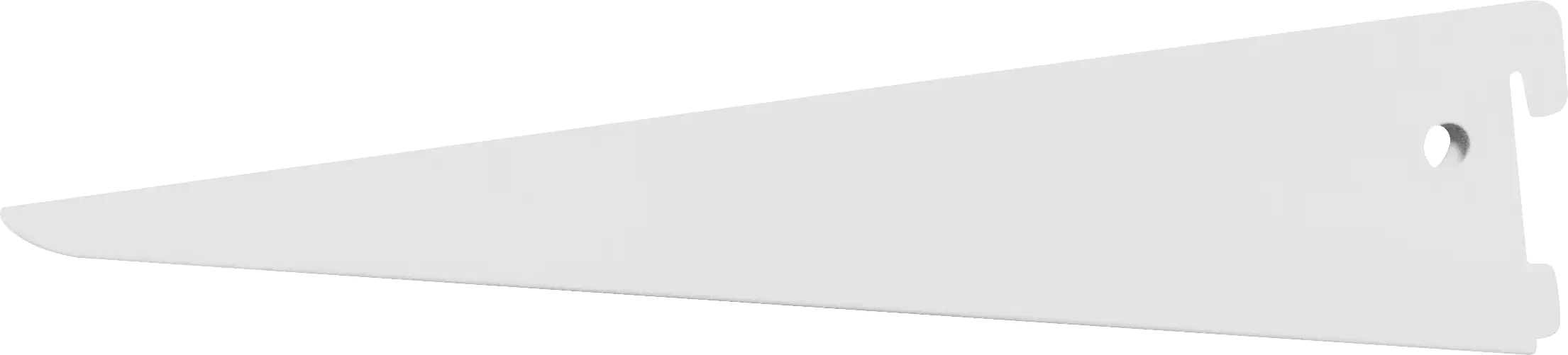 HSI Doppellochträger weiß 370 x 50 mm