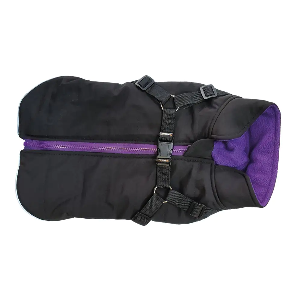 Nobby Hundemantel Sobak 2in1 schwarz-lila Nobby Hundemantel Sobak 2in1 schwarz-lila