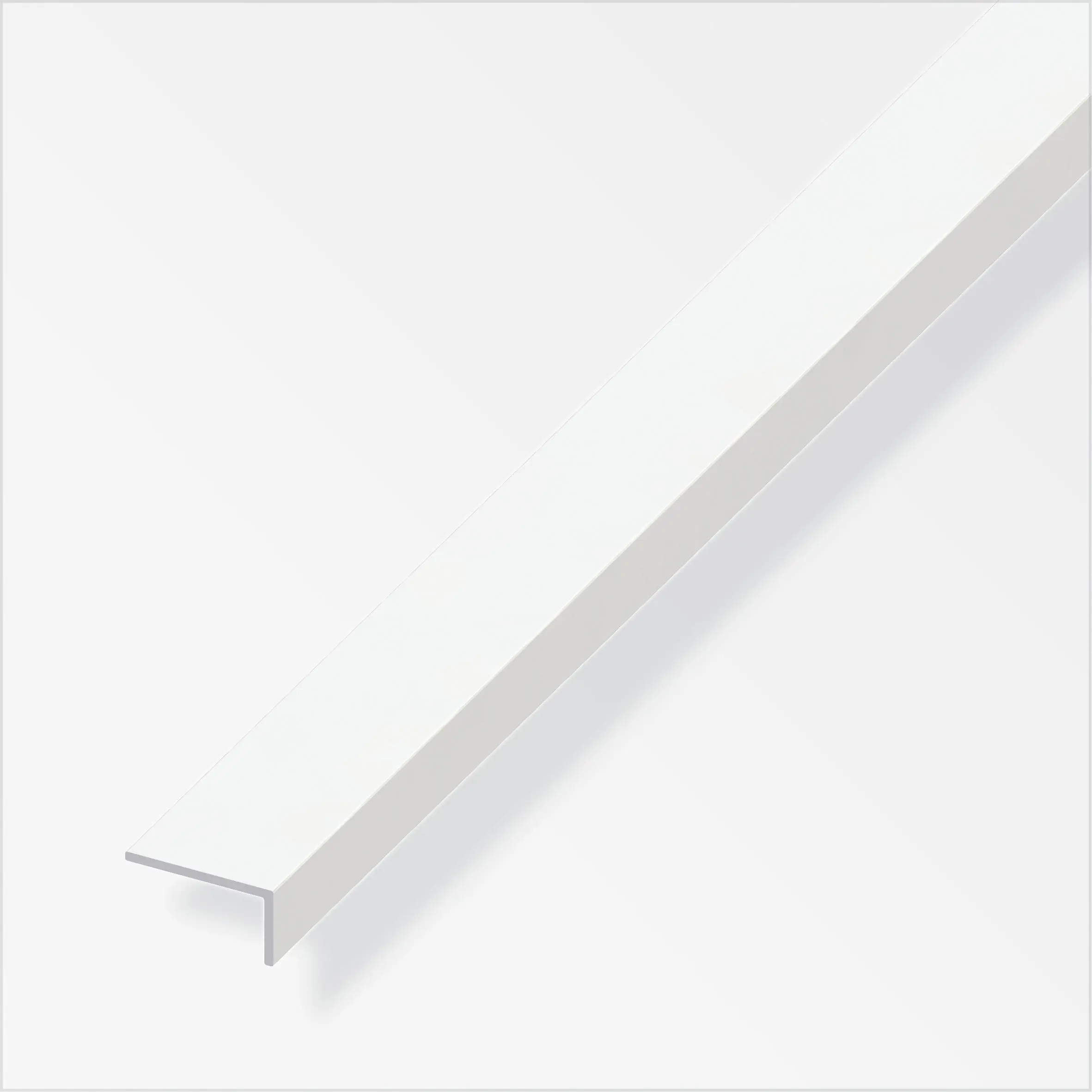 alfer Winkel 1 m, 19 x 28 mm PVC (Kunststoff) glatt weiss