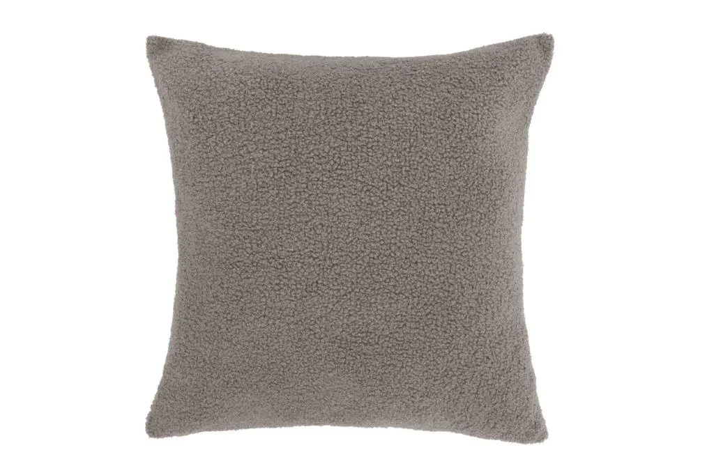 Sehlbach Kissen Boucle uni taupe 45 x 45 cm