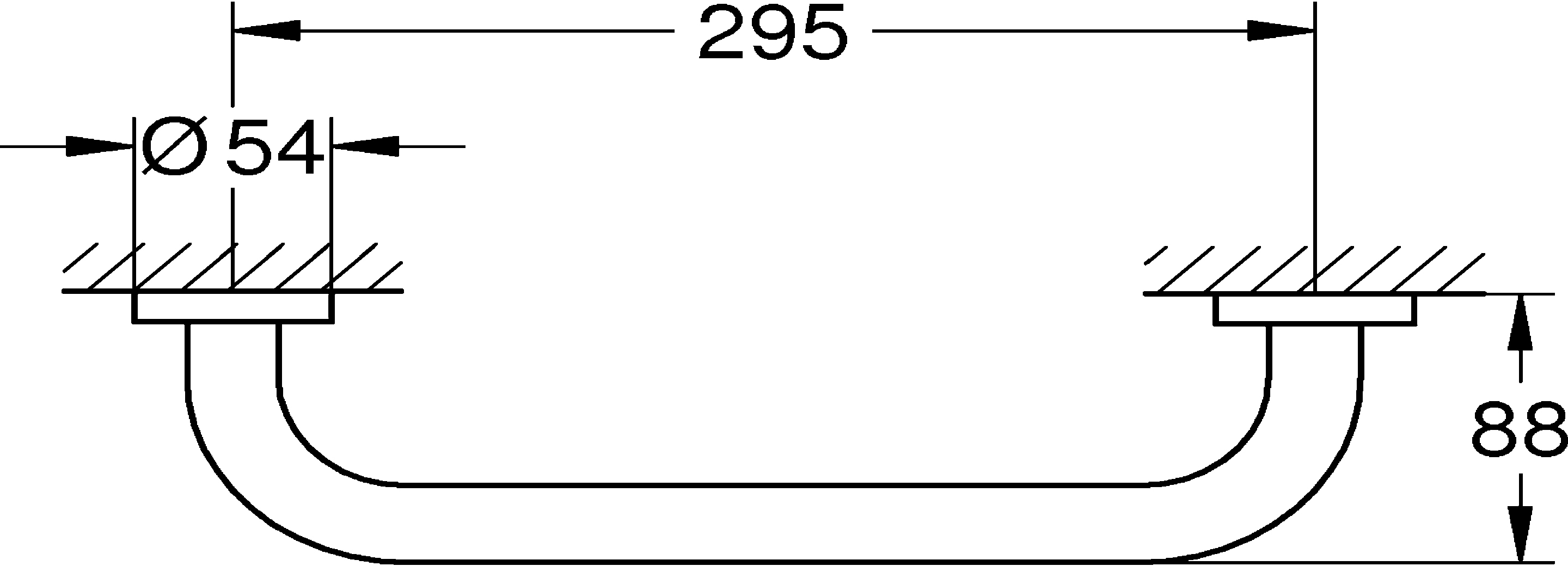 Grohe Start Wannengriff matt black