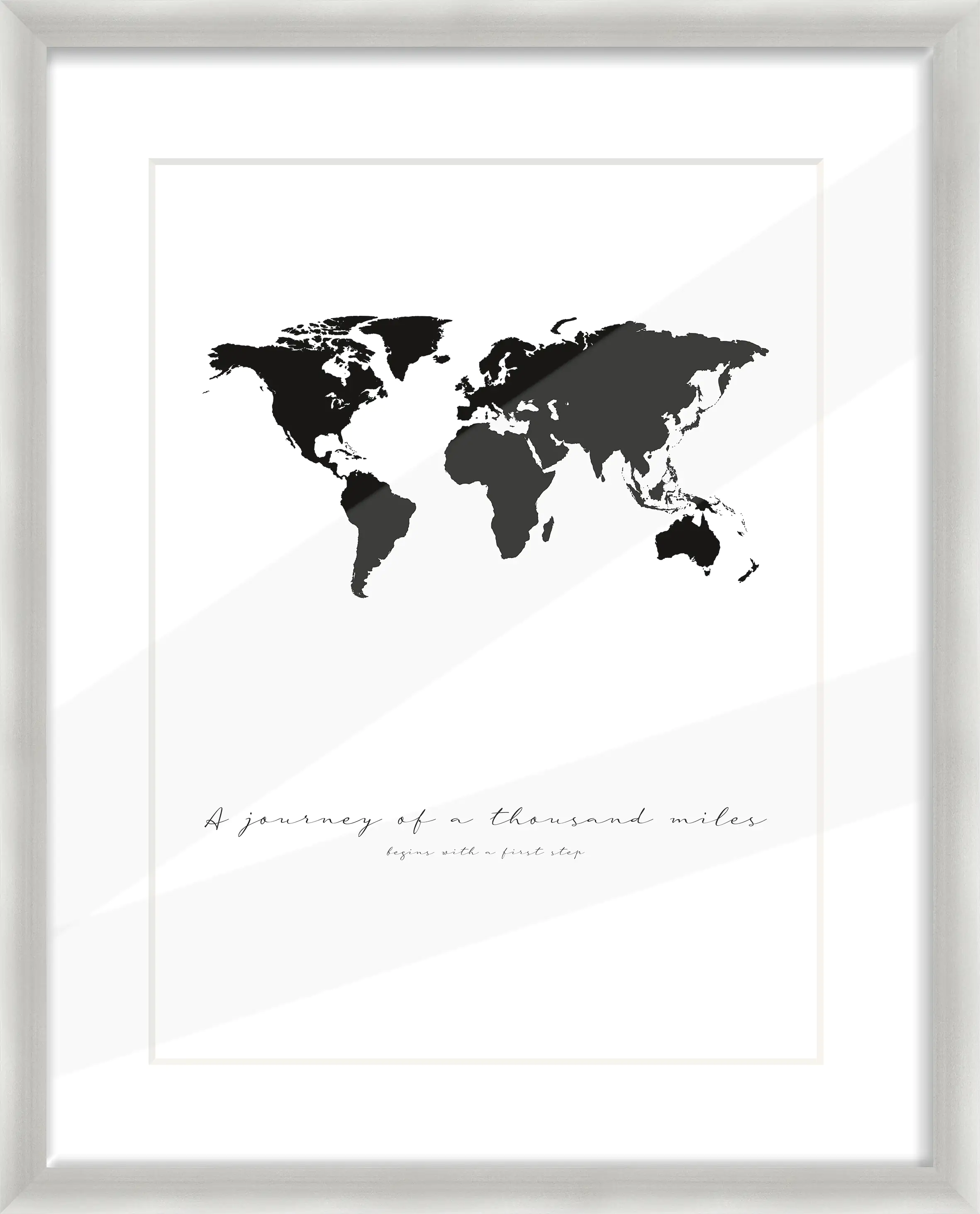 Alu Bilderrahmen Premium silber 40 x 50 cm