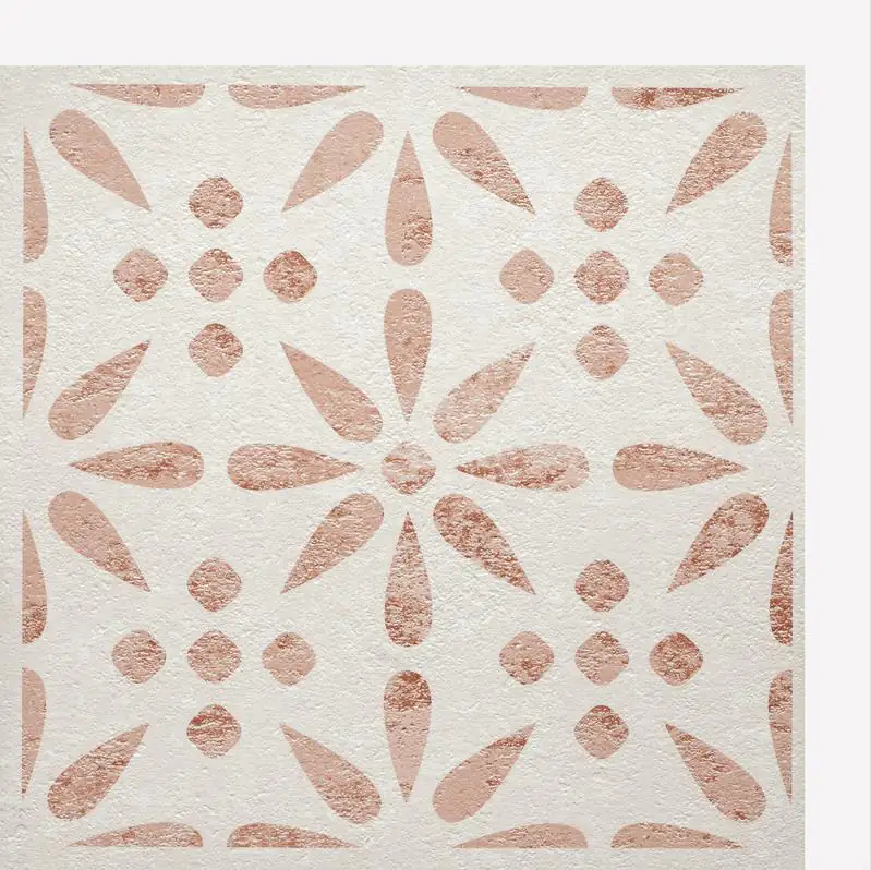 d-c-fix Kunststoffwandfliesen Wall Tiles, Vintage Flowers, 30,5x30,5 cm, selbstklebend