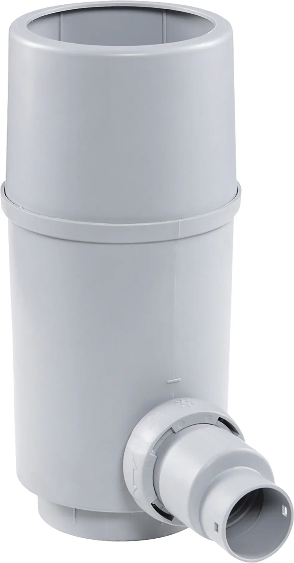 4rain Regentonne-Set Slim Stone Decor inkl. Zubehör Wandtank 1400 L graphitgrau 4 Stück