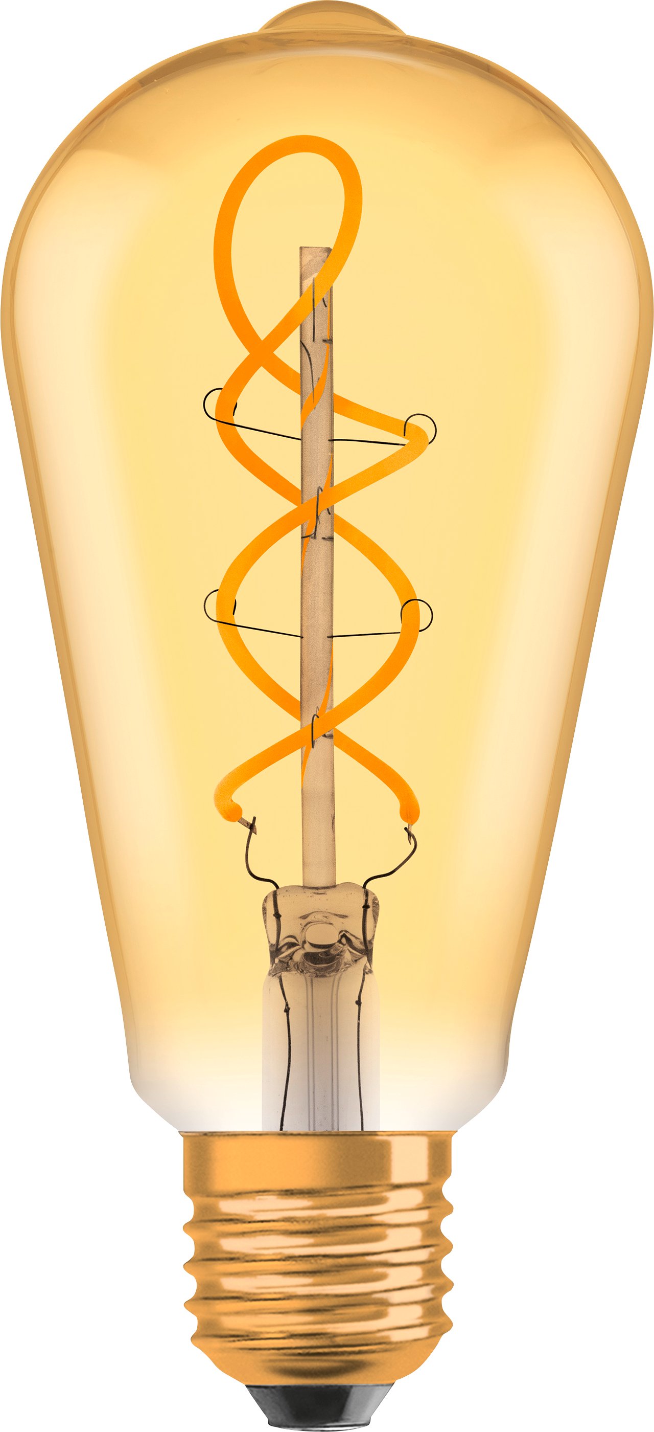 Osram LED Leuchtmittel Edison E27 4 W warmweiß amber Fil