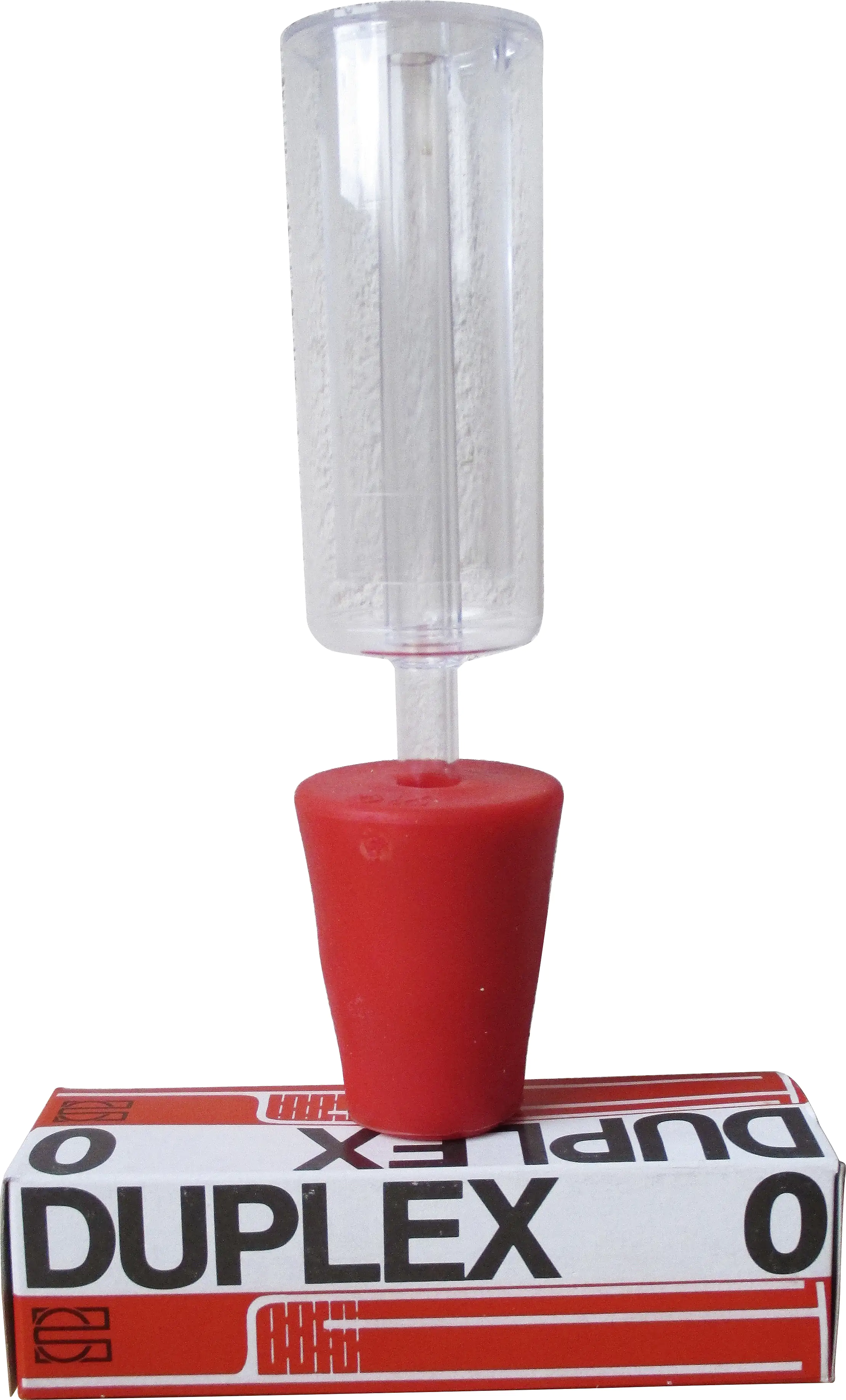 Gärtrichter mit Gummistopfen