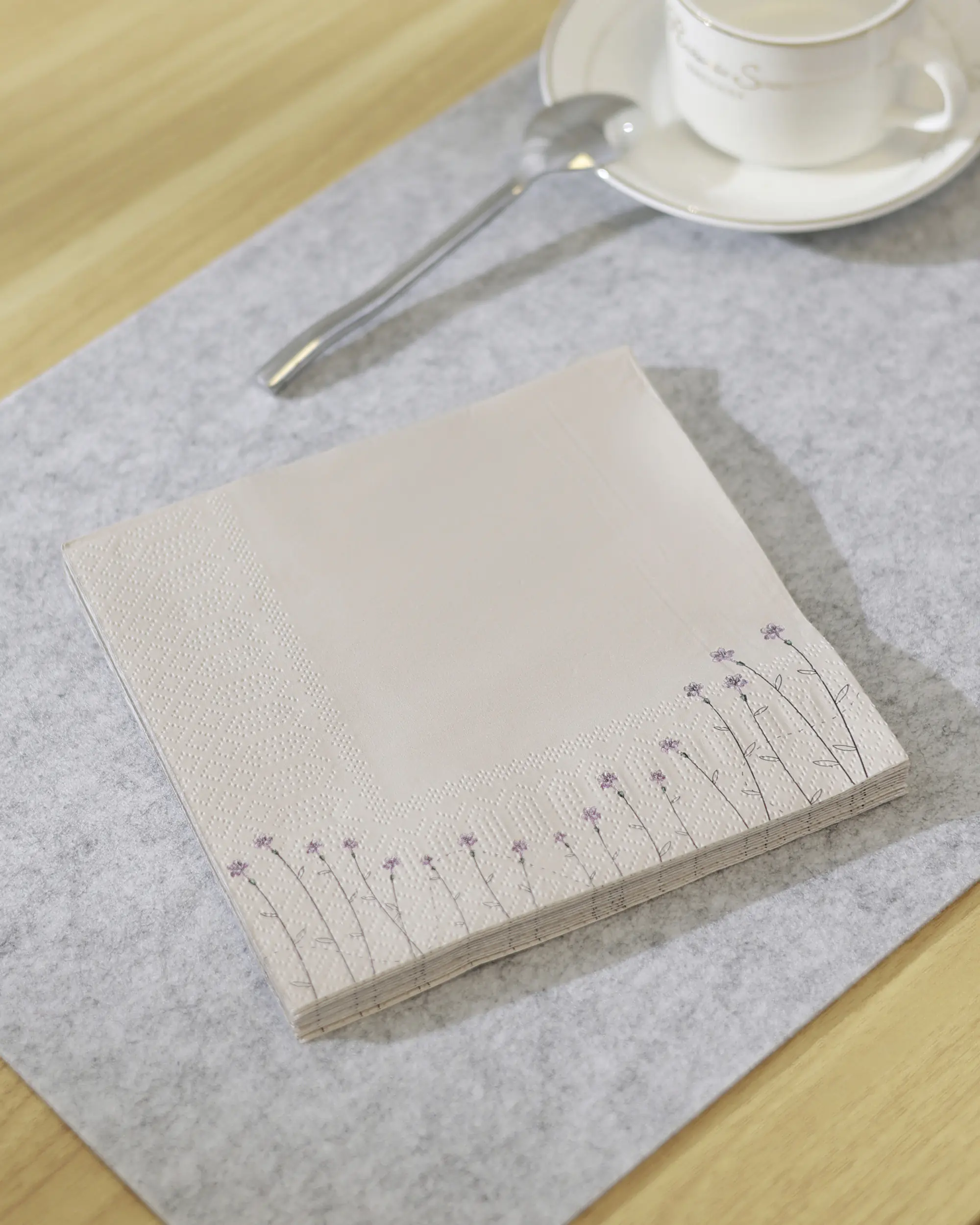 Eglo Servietten Mahuli taupe 16,5 x 16,5 cm - 20er Pack