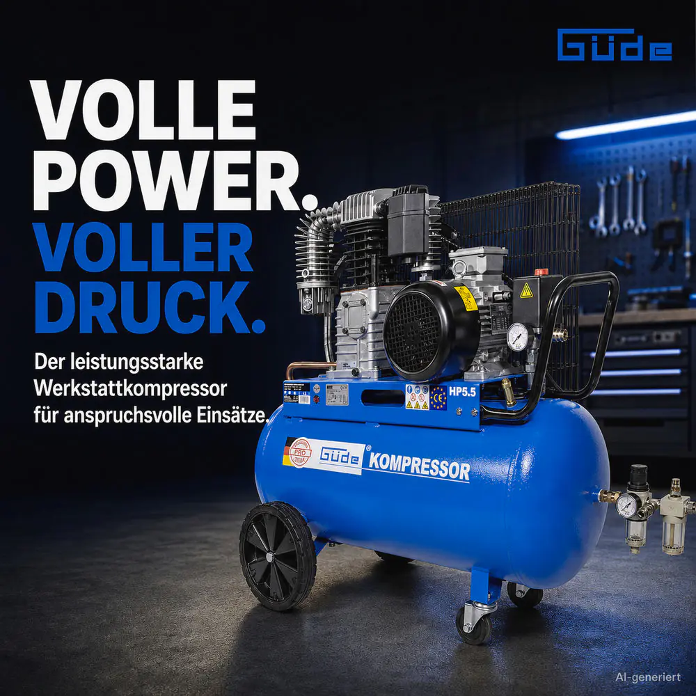Güde Kompressor 805/10/100 PRO 10 bar 100 l 765 l/min 4 kW