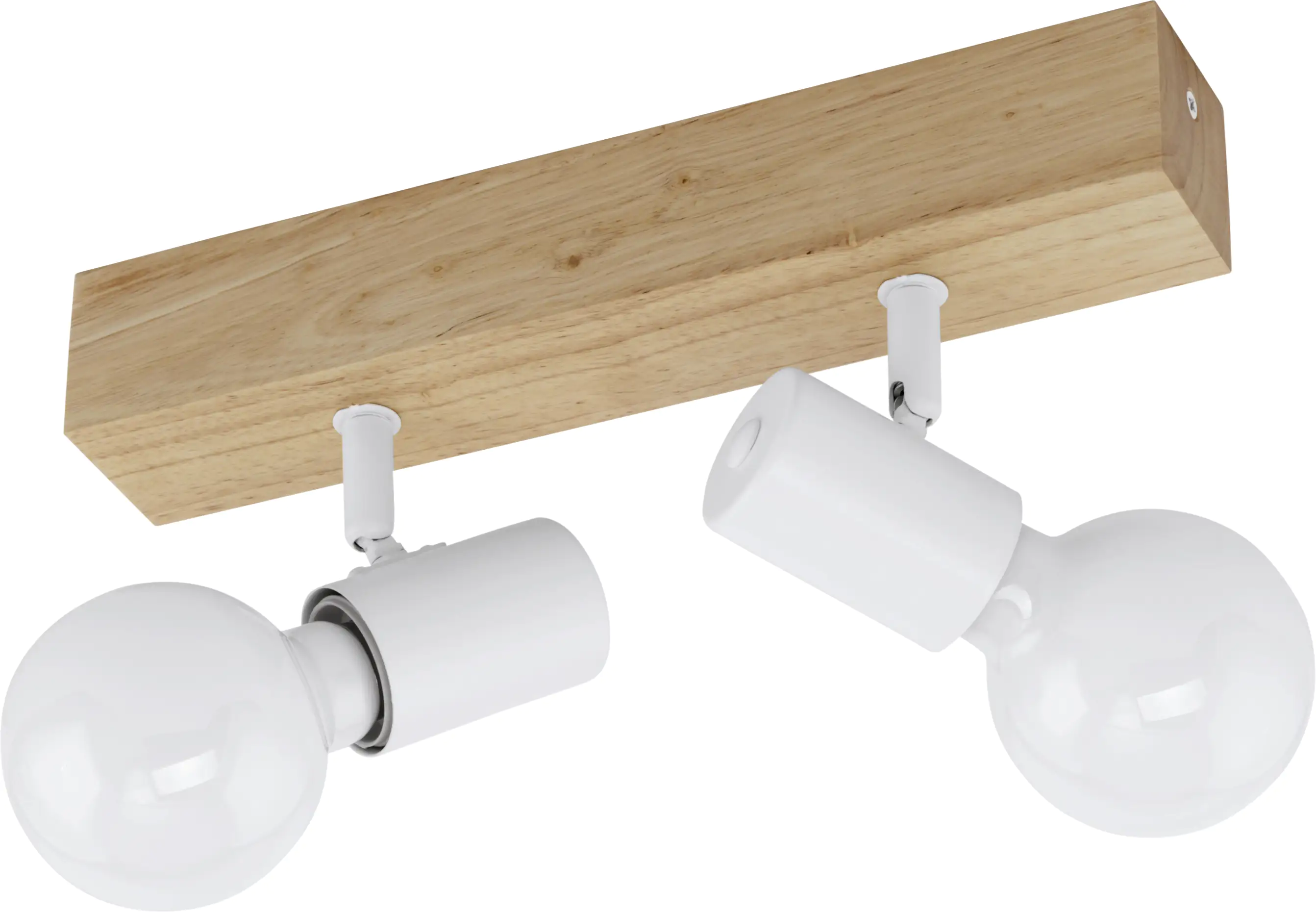 Eglo 2er Spot Townshend 3 braun-weiß 30 x 5 cm E27, max. 60 W Eglo 2er Spot Townshend 3 braun-weiß 30 x 5 cm E27, max. 60 W