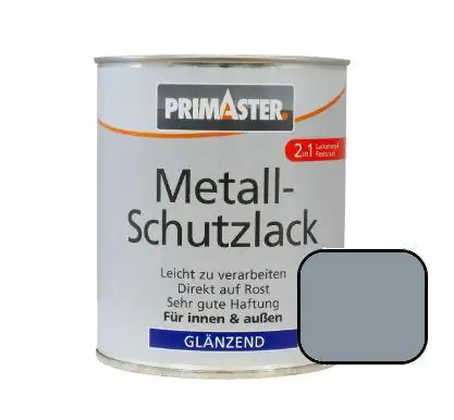 Primaster Metall-Schutzlack RAL 7001 750 ml silbergrau glänzend