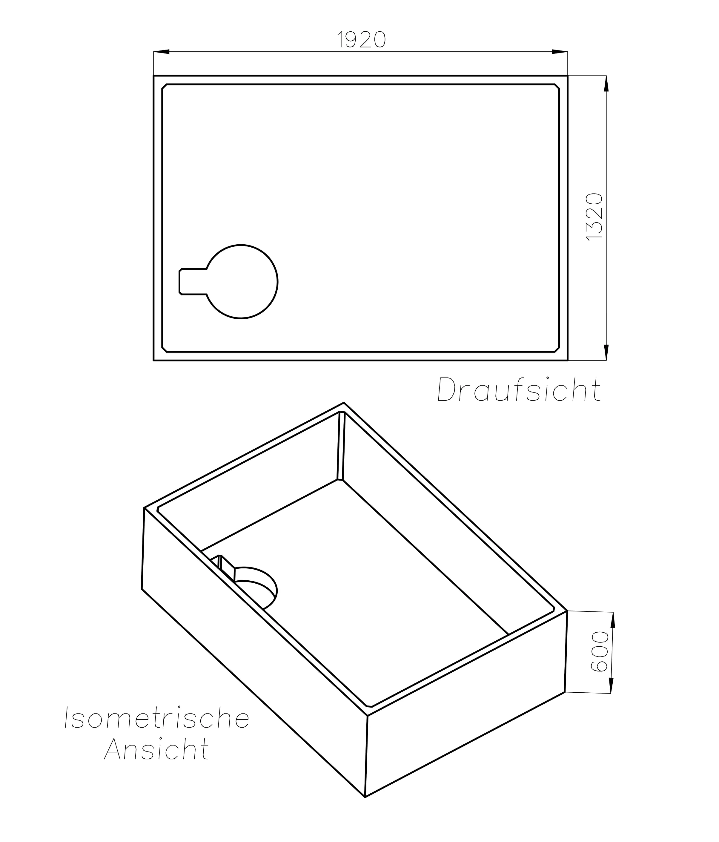 Ottofond Wannenträger Maharaja 1920 x 1320 mm