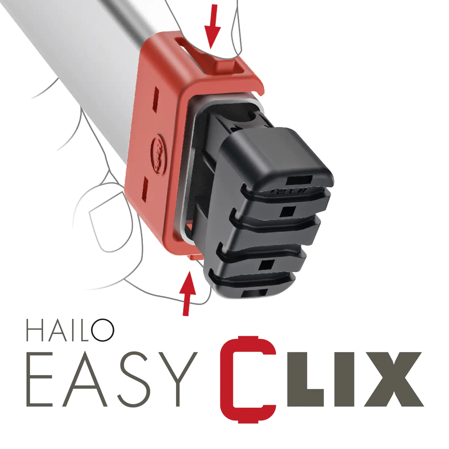 Hailo Aluminium-Sicherheits-Stehleiter L80 ComfortLine 2,85 m Hailo Aluminium-Sicherheits-Stehleiter L80 ComfortLine 2,85 m