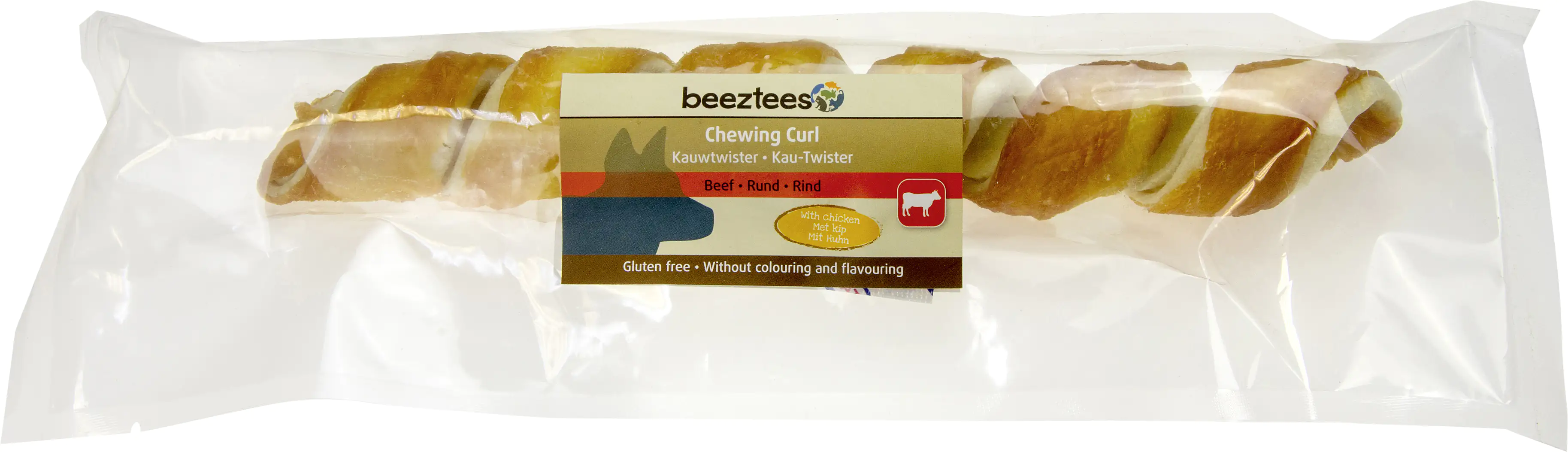 Beeztees Kaustick Twister Huhn 1 Stück Länge 25 cm