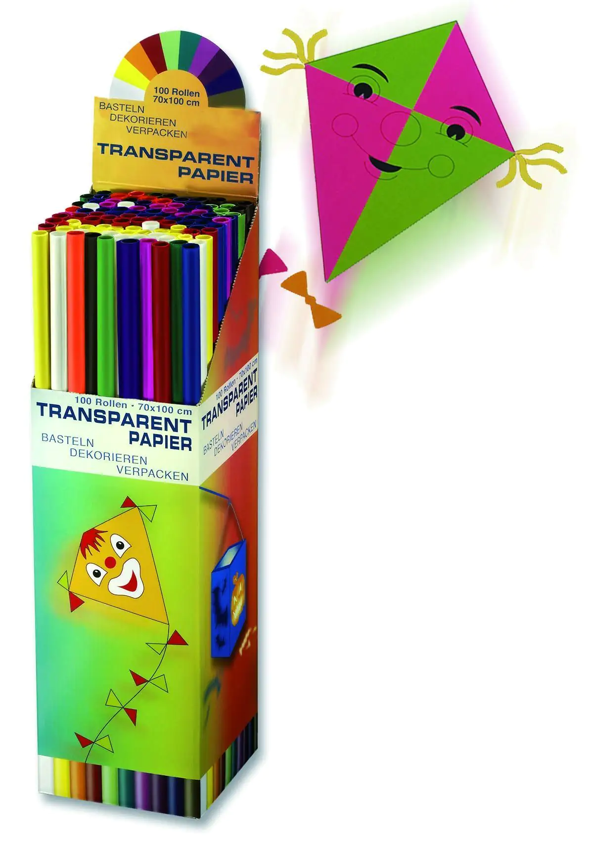 Glorex Transparentpapier grün 1 Rolle