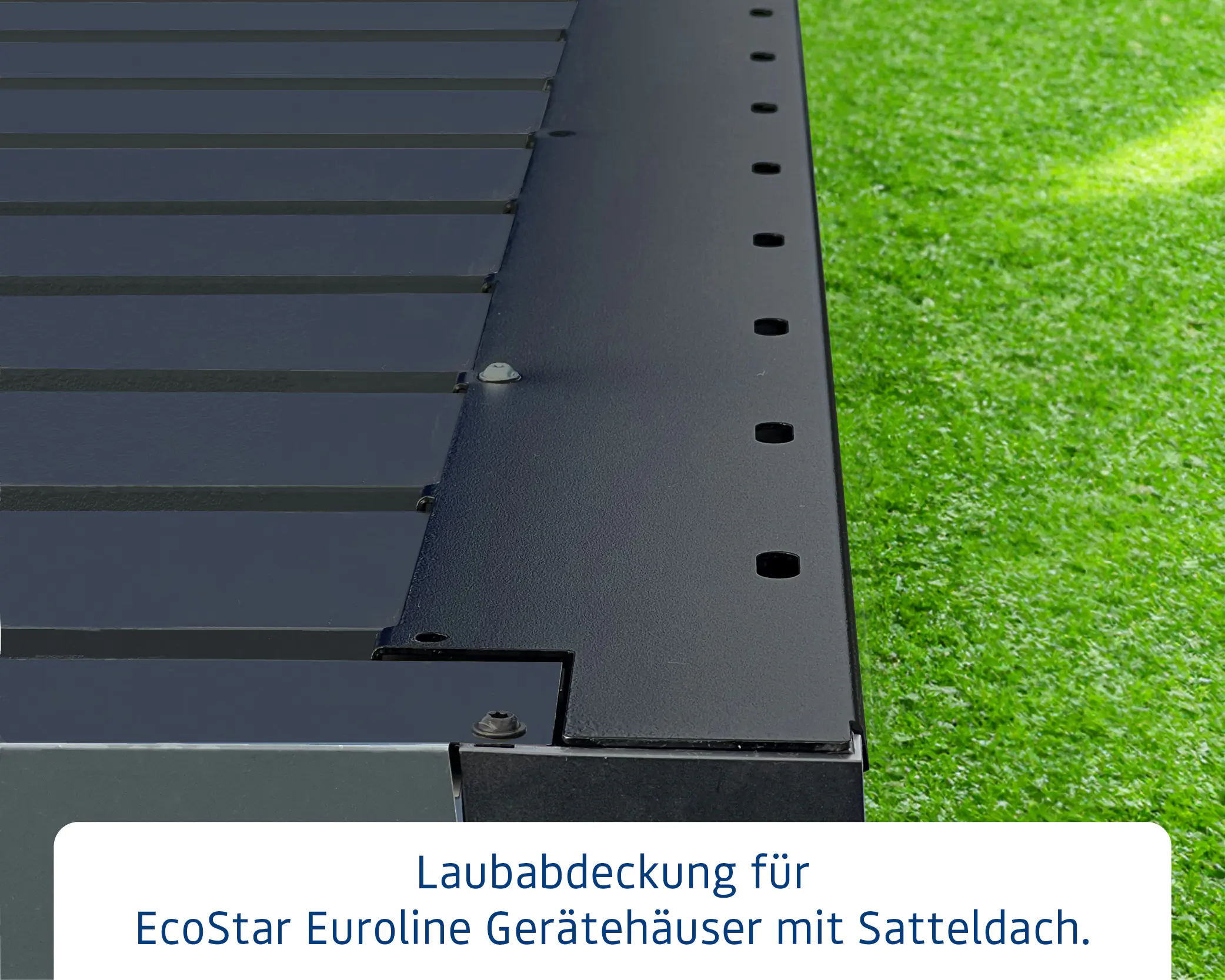 EcoStar Laubabdeckung für Gerätehaus SD5/SD9/SD12  EcoStar Laubabdeckung für Gerätehaus SD5/SD9/SD12