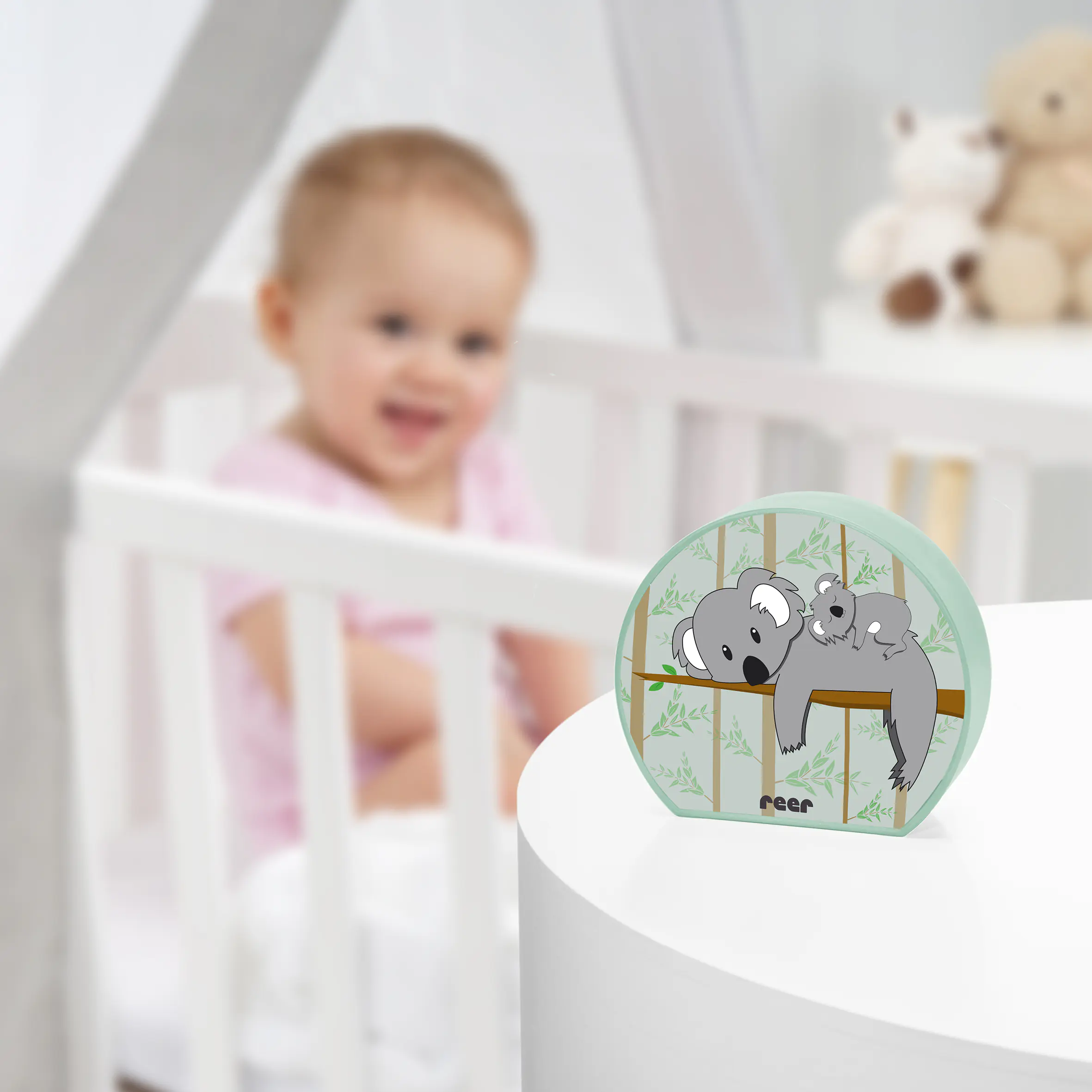 reer LED Nachtlicht MyBabyLight Koala hellgrau