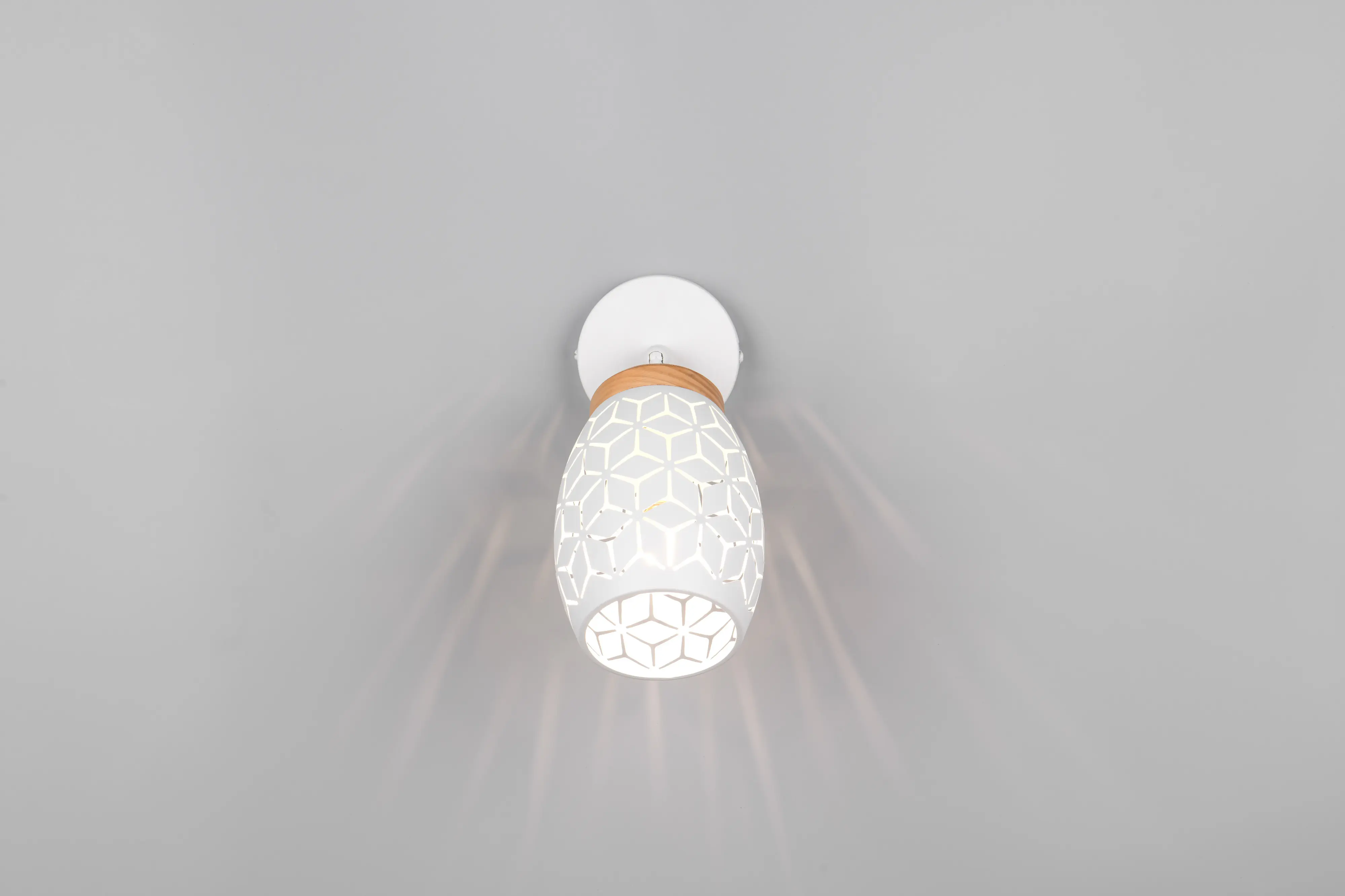 Trio Wandlampe 1er Spot Spot Bidar Ø 12 x 27 cm weiß matt