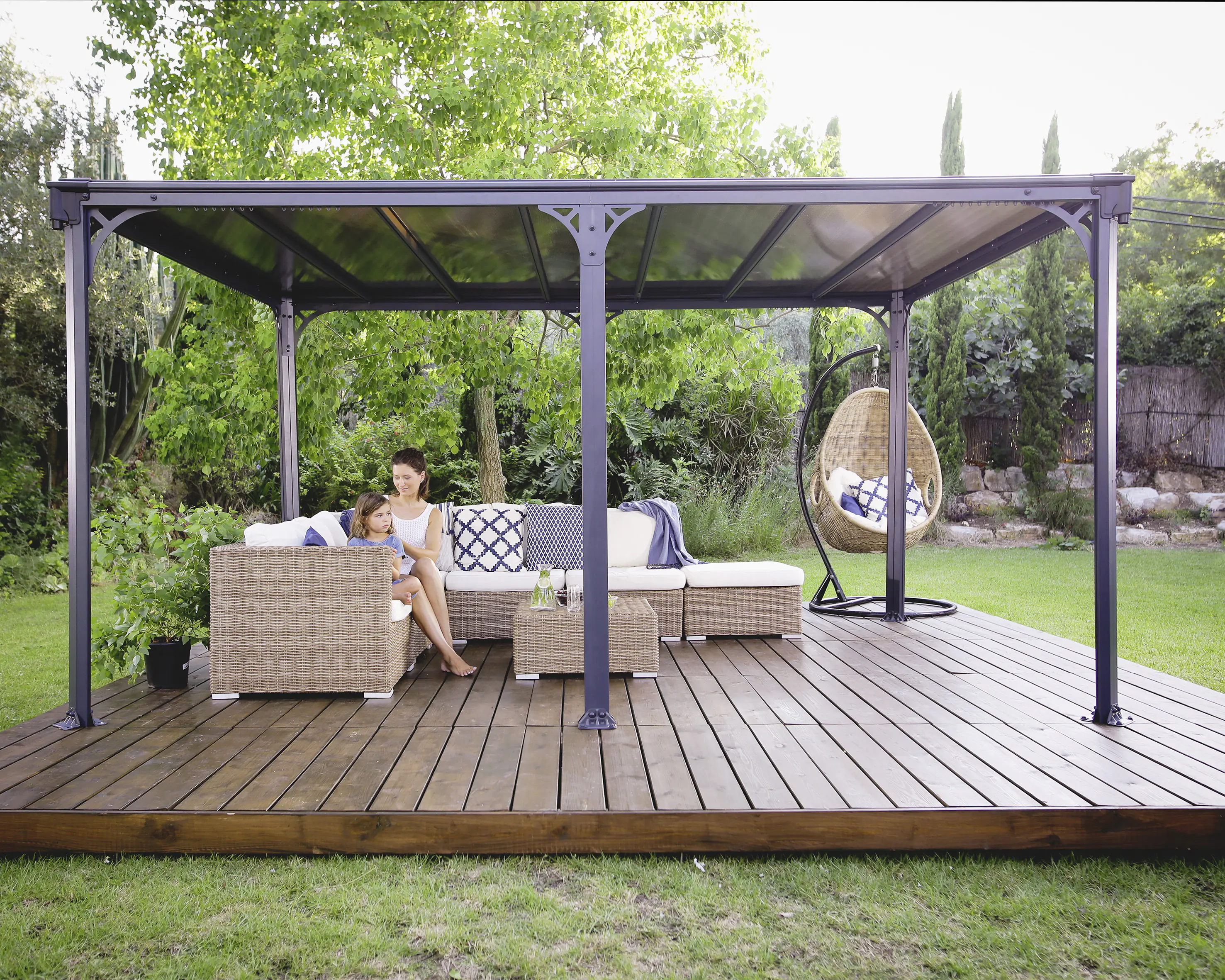 Canopia Pavillon Milano 4300 426 x 309 x 221 cm, anthrazit