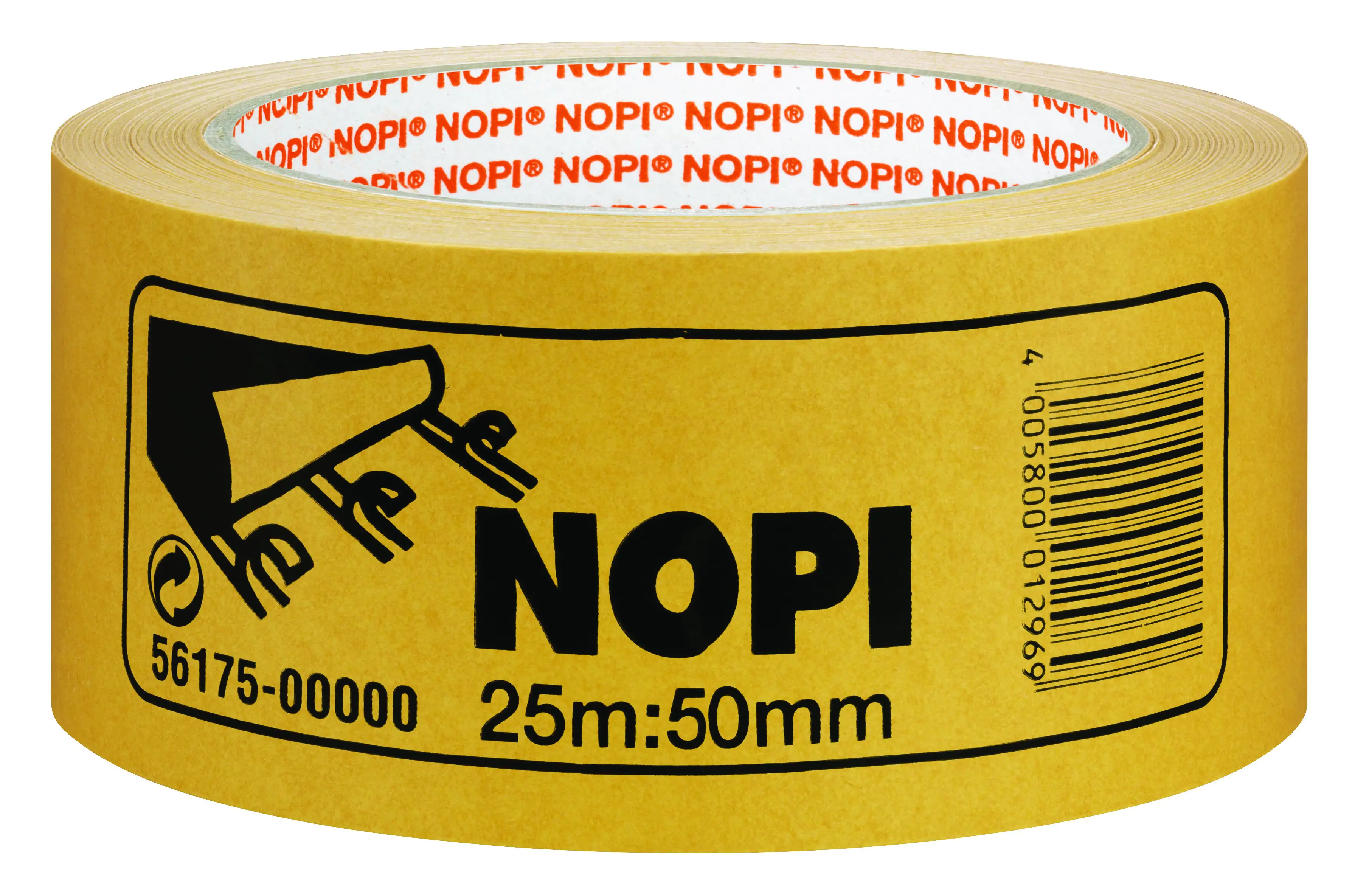 NOPI doppelseitiges Verlegeband 25 m x 50 mm, weiß