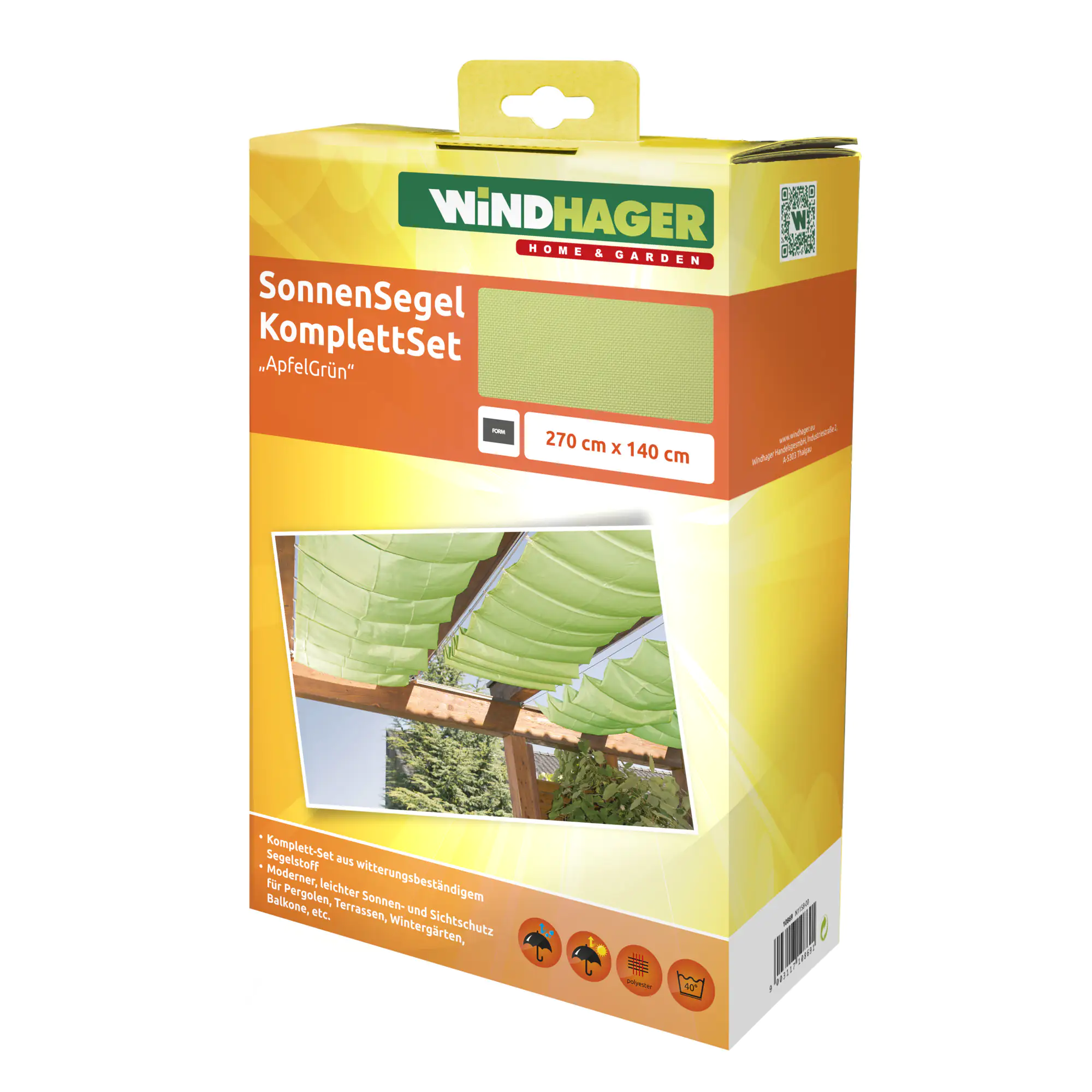 Windhager SoSe-Set 270 x 140 cm, apfelgrün
